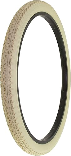 Alta Neumático de bicicleta Duro 26 x 2.125 Rosca de bicicleta Diamond Drizzle Style (crema)