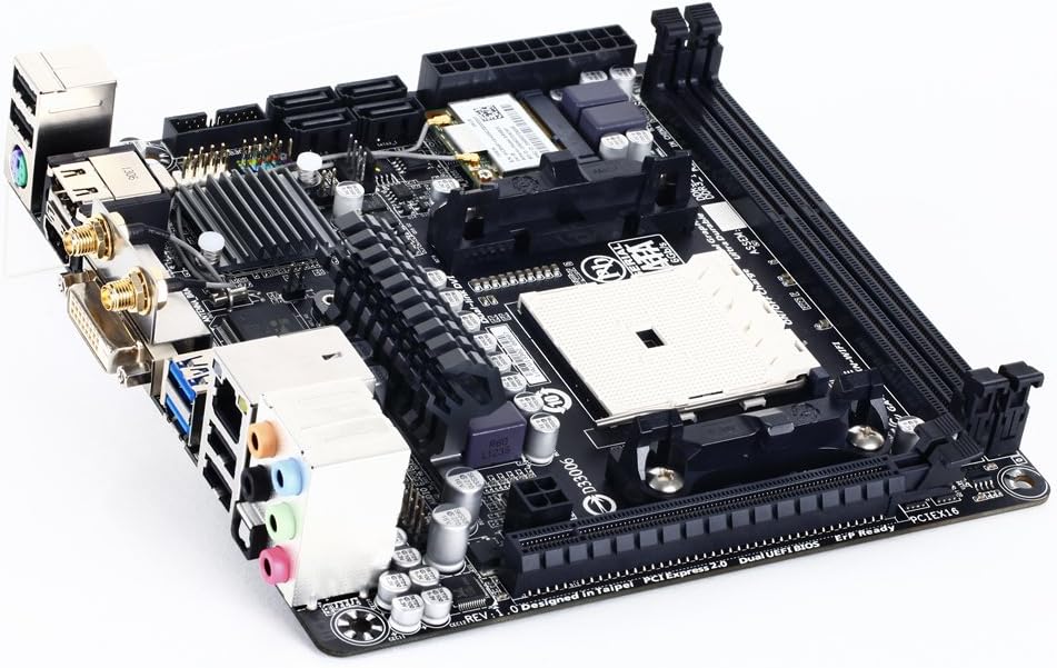 Gigabyte FM2 A85X(Hudson D4) Wi-Fi Mini ITX Motherboard with UEFI BIOS GA-F2A85XN-WIFI