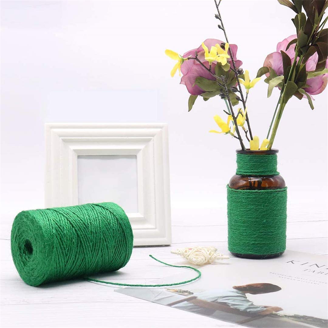 jijAcraft - Rafia Naturale | 50 g x 6 pezzi | Decorazione Rafia per Confezioni Regalo Fioristi
