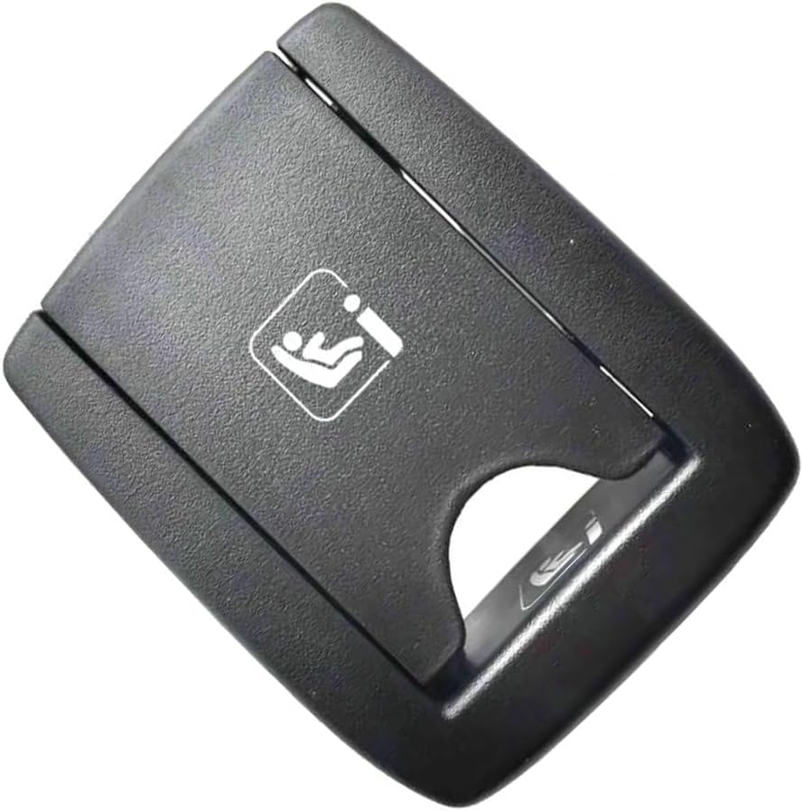 Car Rear Row Child Seat Buckle ISOFIX Switch Cover Replacement for Alfa Romeo Stelvio 2017 2018 2019 2020 2021 2022