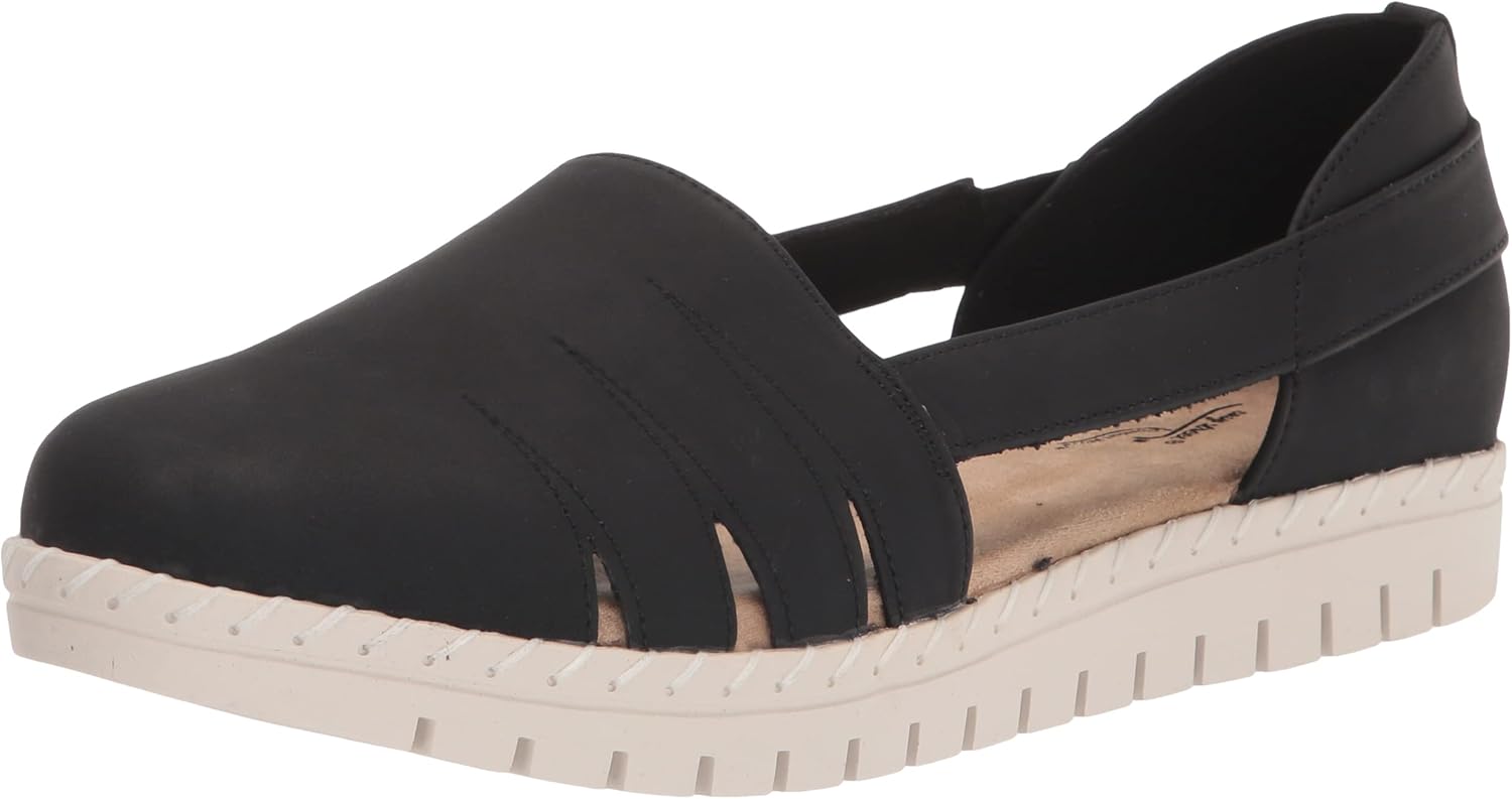 Easy Street Women's Bugsy Fashion Sneaker, Black, 8.5 Wide