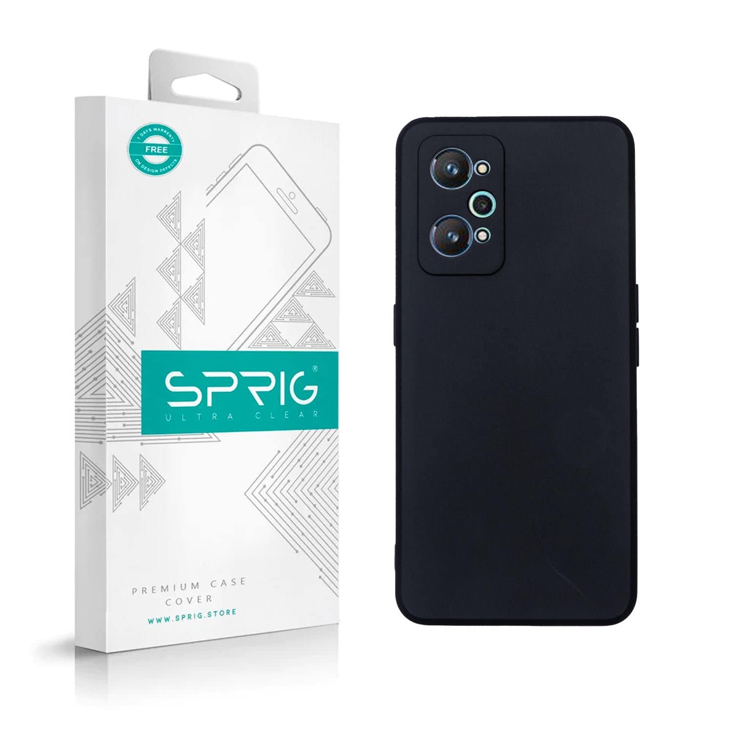 SPRIG Compatible with Realme GT Neo 3T Phone TPU Basic Premium Back Cover Drop Tested Shock Proof Mobile Case for Men, Women, Boys and Girls with Camera Protection (Black) (B0BRJ621X1) Amazon Price History, Amazon Price Tracker