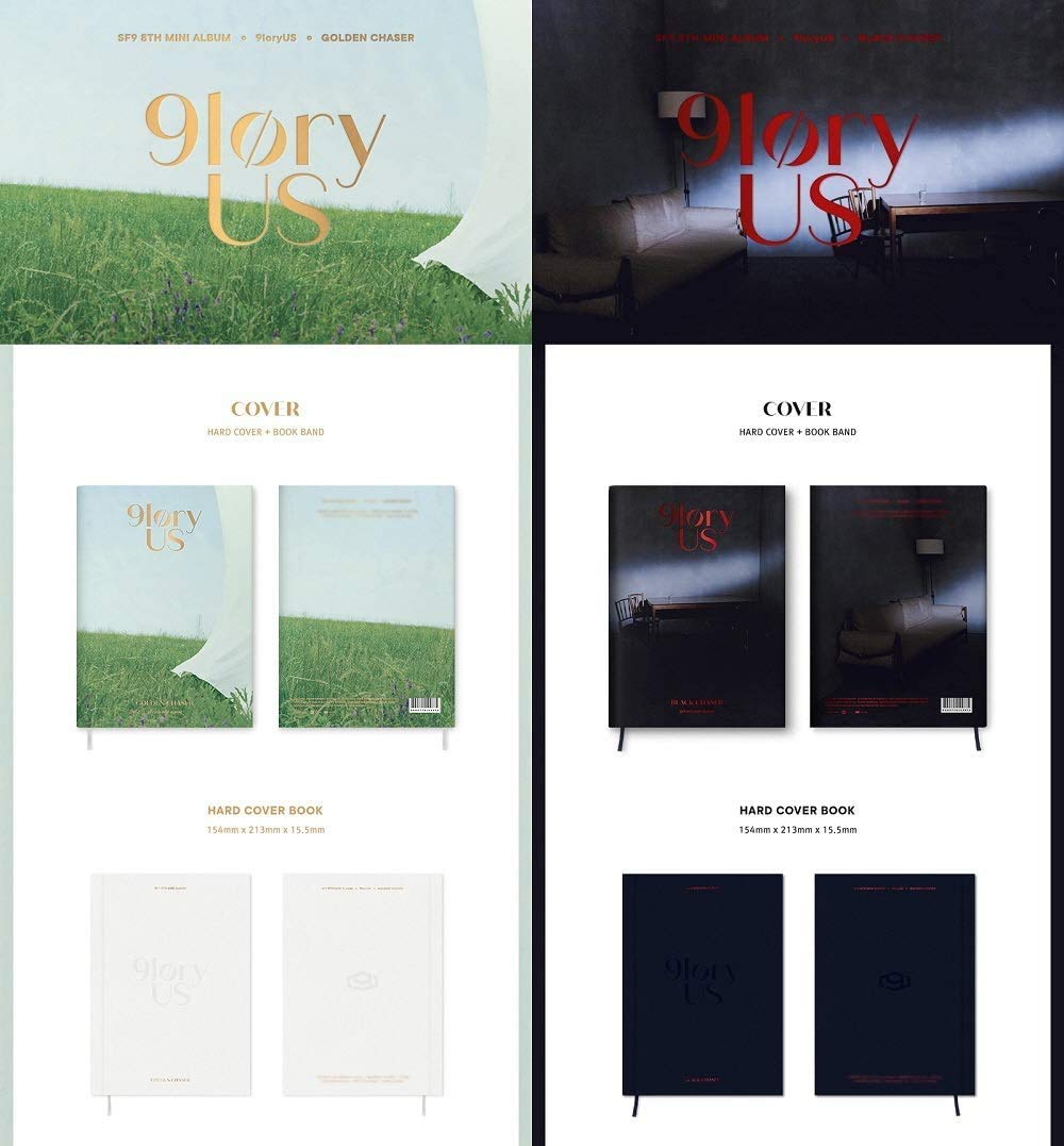 Amazon.com: SF9 [9LORYUS] 8th Mini Album GOLDEN VER CD+Book Band+