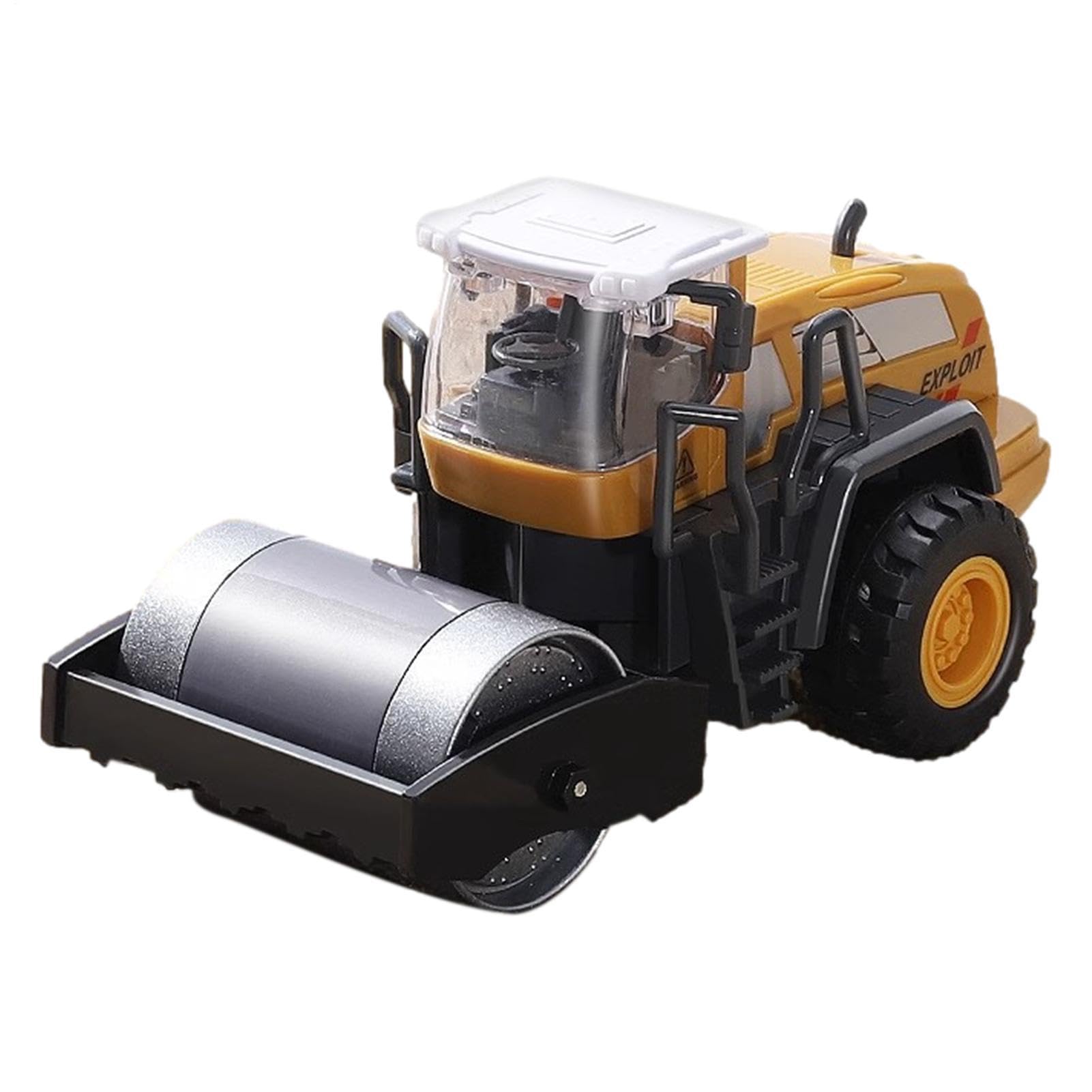 Generico Giocattoli a rulli pressofusi - City Road Roller | Giocattolo del rullo compressore della costruzione della città, giocattolo del camion dels veicolo della pialla di ingegneria Modello creat