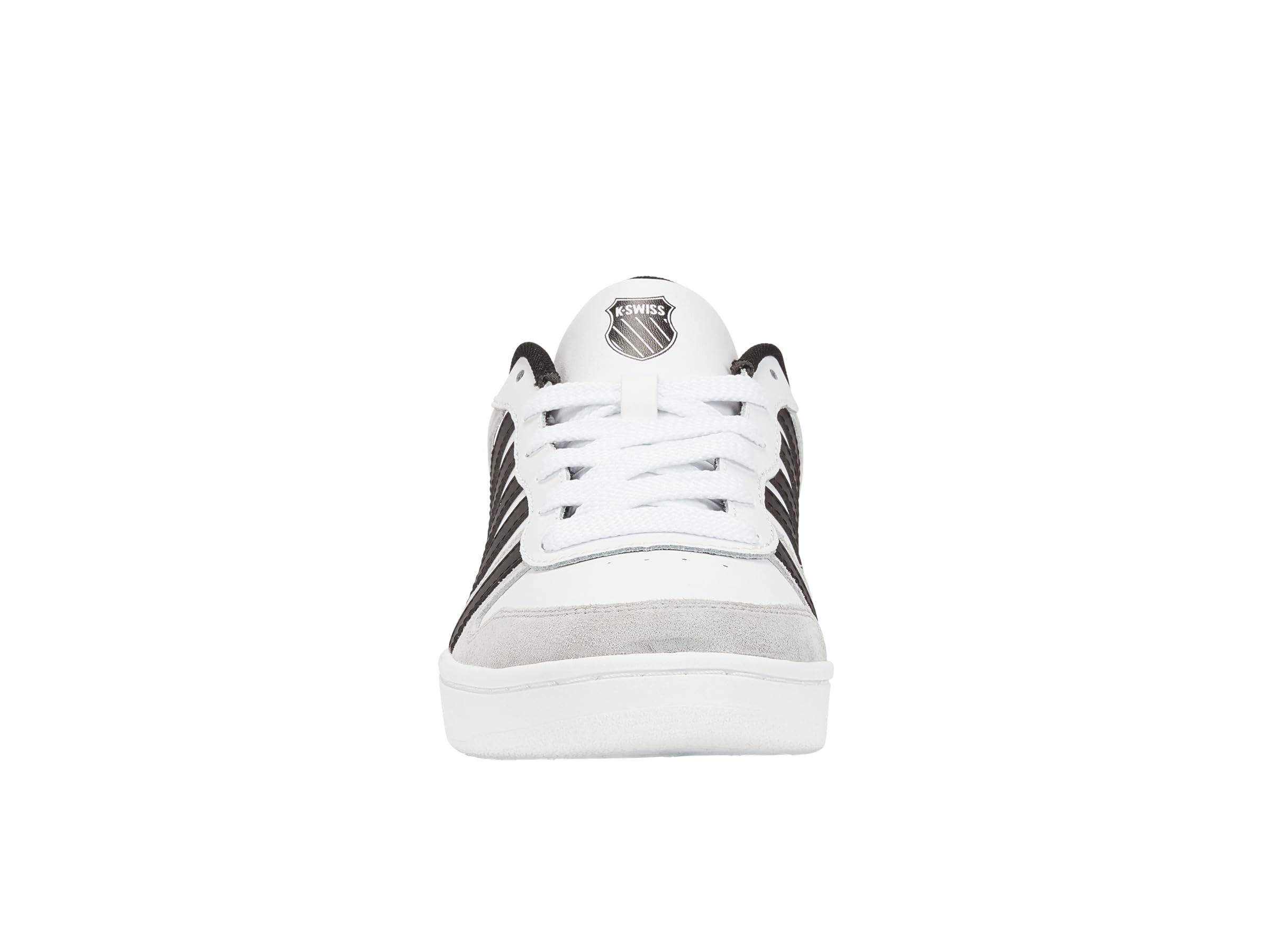 K-Swiss Court Palisades Herren Turnschuh , White Gray Black, 43 EU