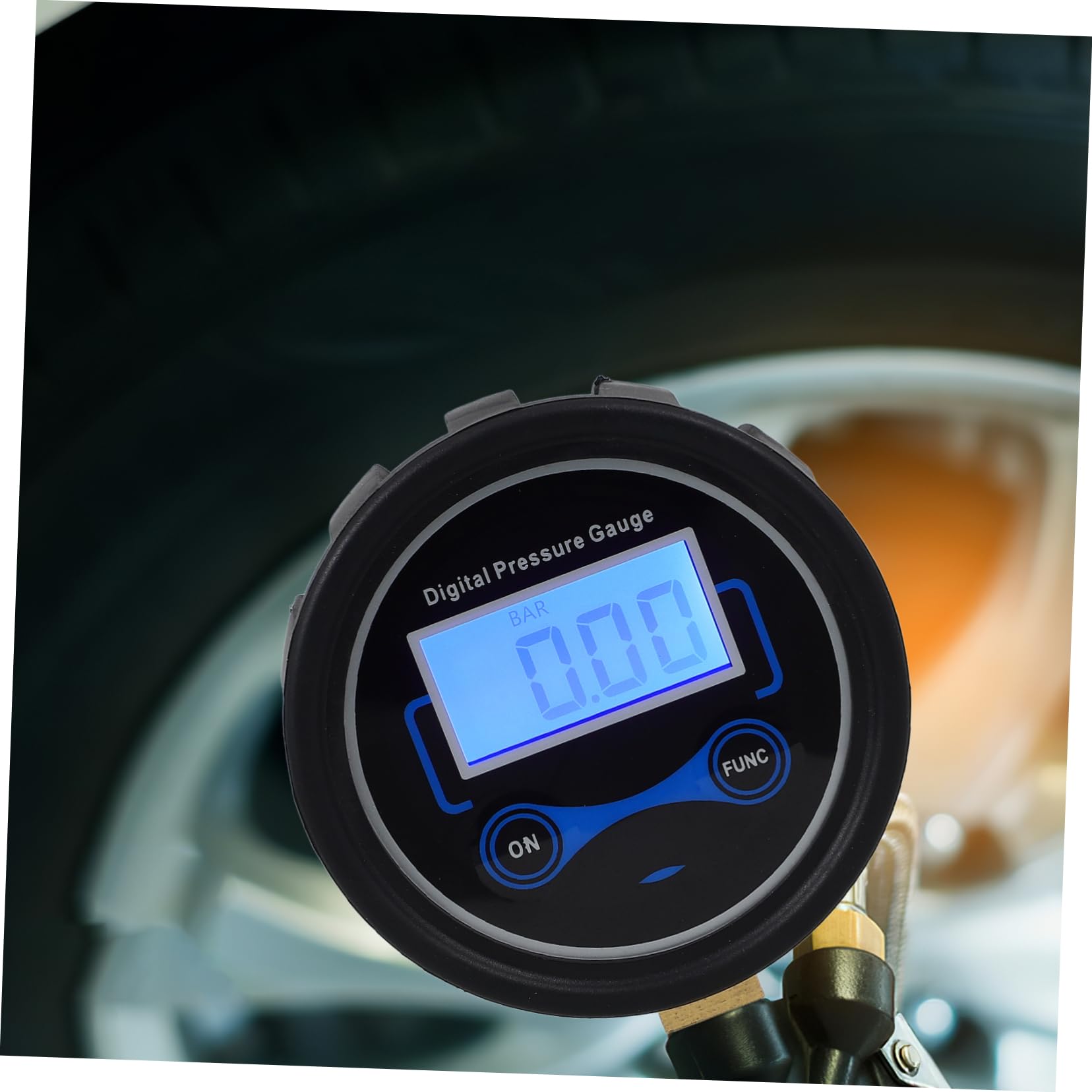 Amosfun 3 Pezzi Manometro per il display digitale matita per la pressione dell'aria dei pneumatici manometro della pressione dell'aria del pneumatico tester pressione pneumatici auto Nero