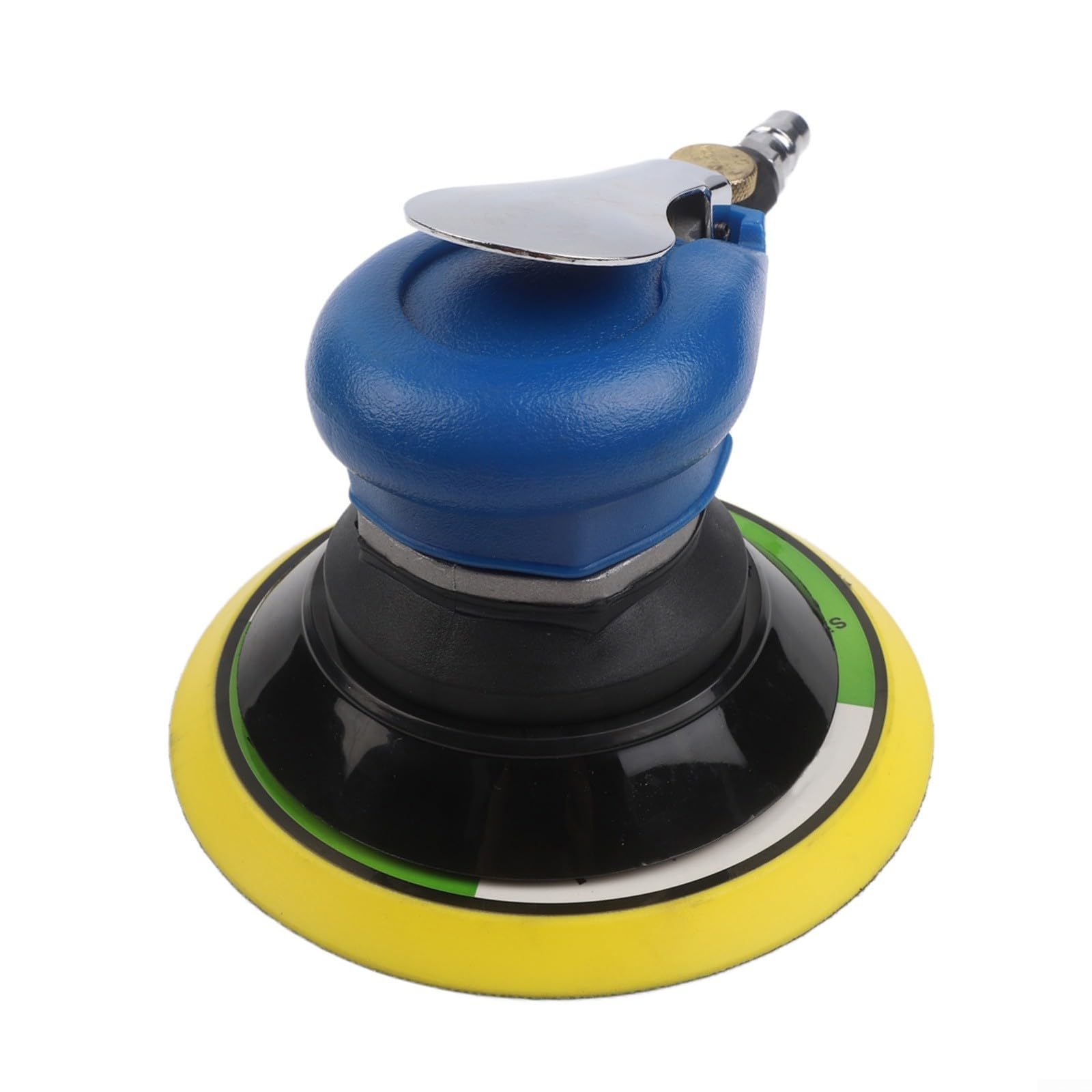 Lijadora orbital neumática de 6 pulgadas (150 mm), 13500 rpm, para pulido de coche y lijado de madera y metal, compacta con función de seguridad (6 pulgadas)