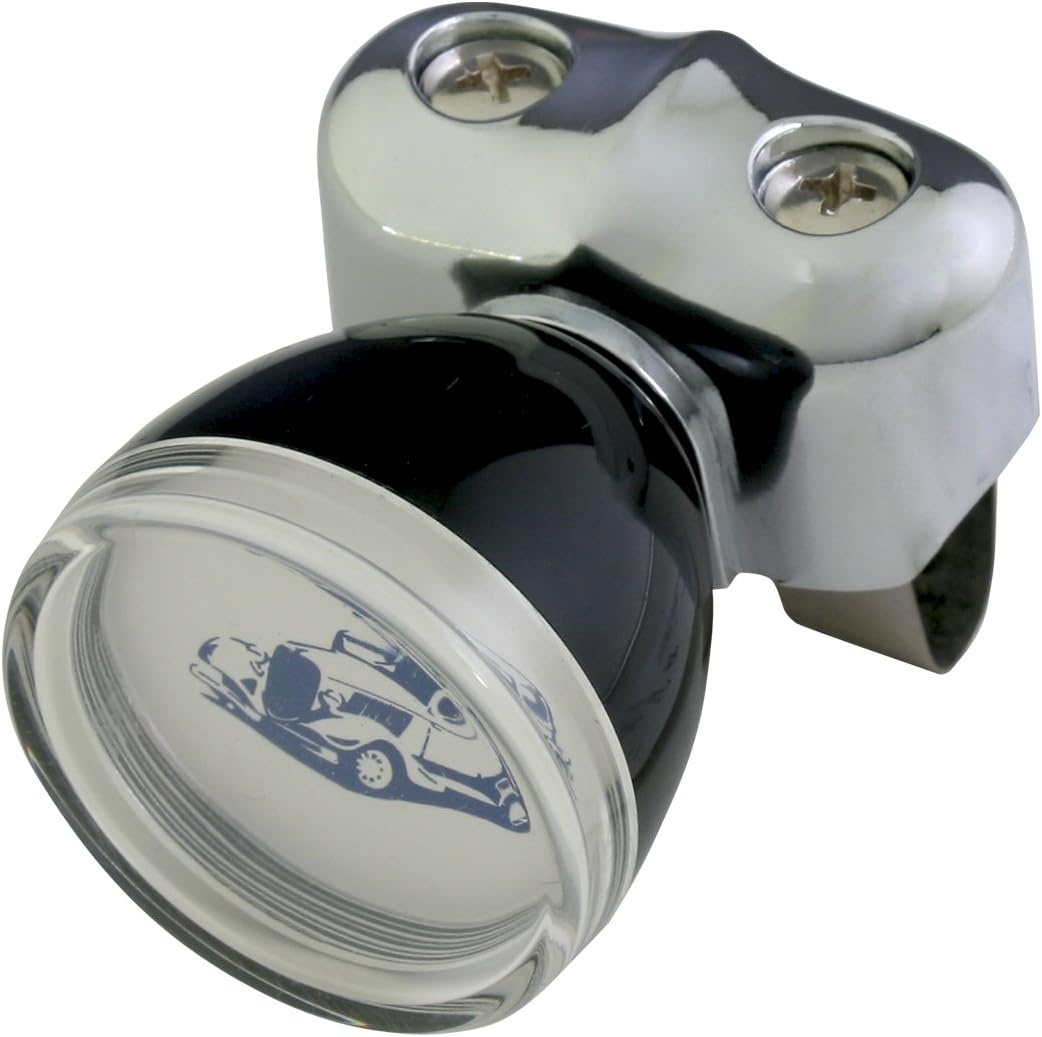 KNS Accessories 80099 Steering Wheel Spinner Knob (Clear Top)