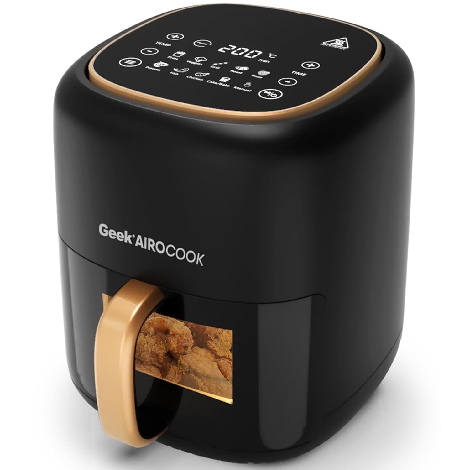 Geek Airocook Spectra 5.5L Digital Air Fryer with Visible Window, Soft Touch Panel, 4-In-1 Appliance With 8-Preset Menus for Air fry, Baking, Roast, Grill, Toast and Reheat, 1500 watts, Black (B0BG6GSB9B) Amazon Price History, Amazon Price Tracker