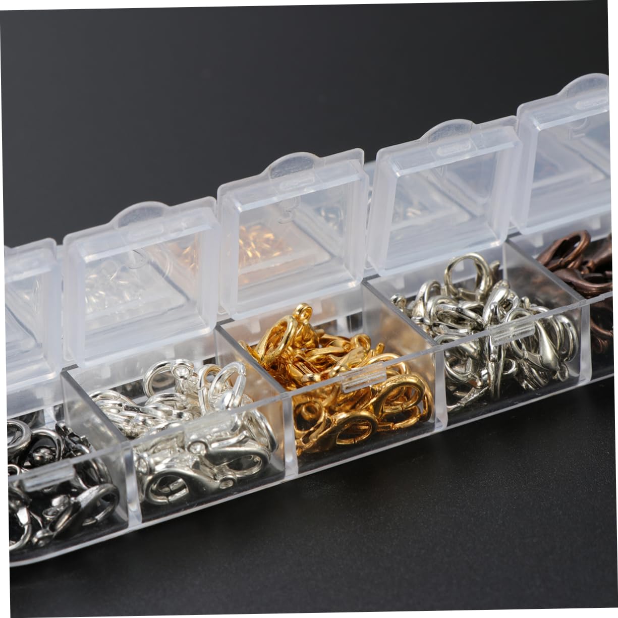 SHINEOFI 2pezzi Craft Lobster Clasp and Open Keychain Options for Jewelry Making and Accessories for Bracelets Necklaces