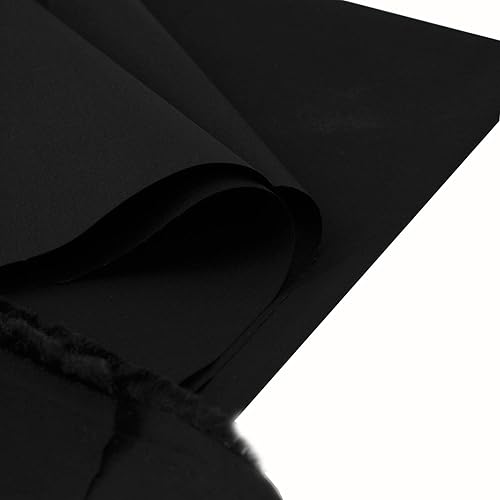 Miniatura 3 de The Yard - Tela de popelina de mezcla de algodón de alta calidad para disfraces y manualidades (negro, 1 yarda)