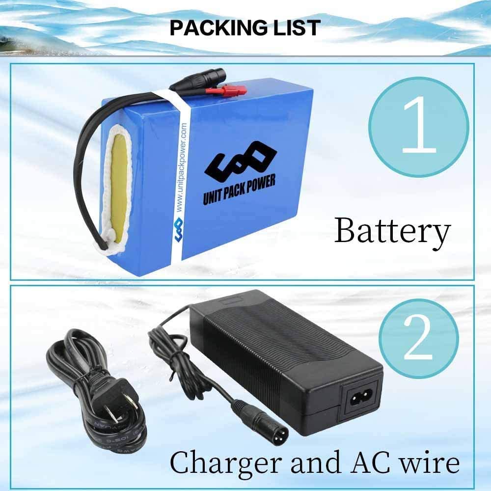 48V 20Ah Batterie per Bicicletta elettrica - Batteria per Bici agli ioni di Litio per Motore Ebike da 1000 W 750 W