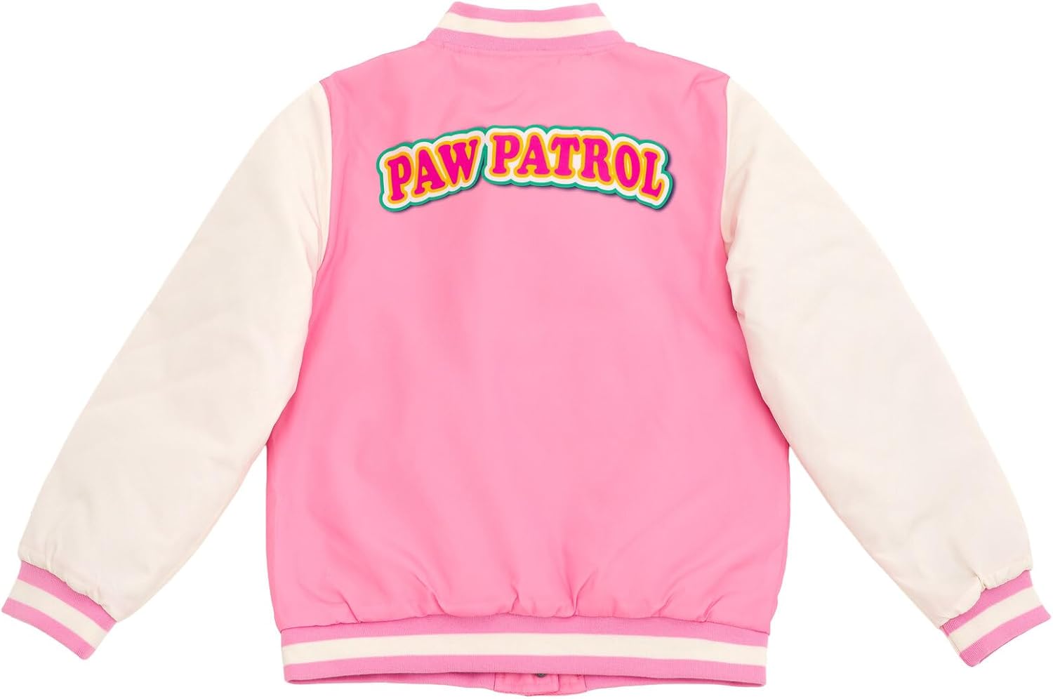 Paw Patrol Girls Varsity Bomber Jacket Toddler to Little Kid Sizes (3T - 7-8) - Image 5