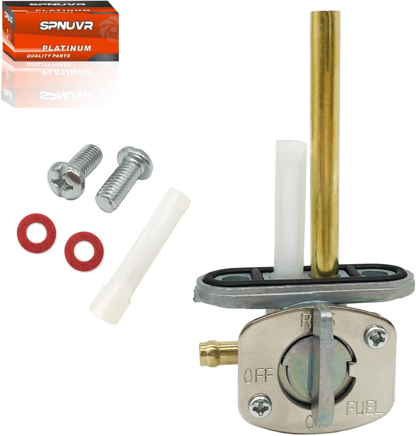Motorcycle Fuel Petcock Valve Compatible With Yamaha Badger Grizzly Raptor 80 Raptor 50 Champ 100 YFM 80 50 100 1985-2008 55X-24500-02-00