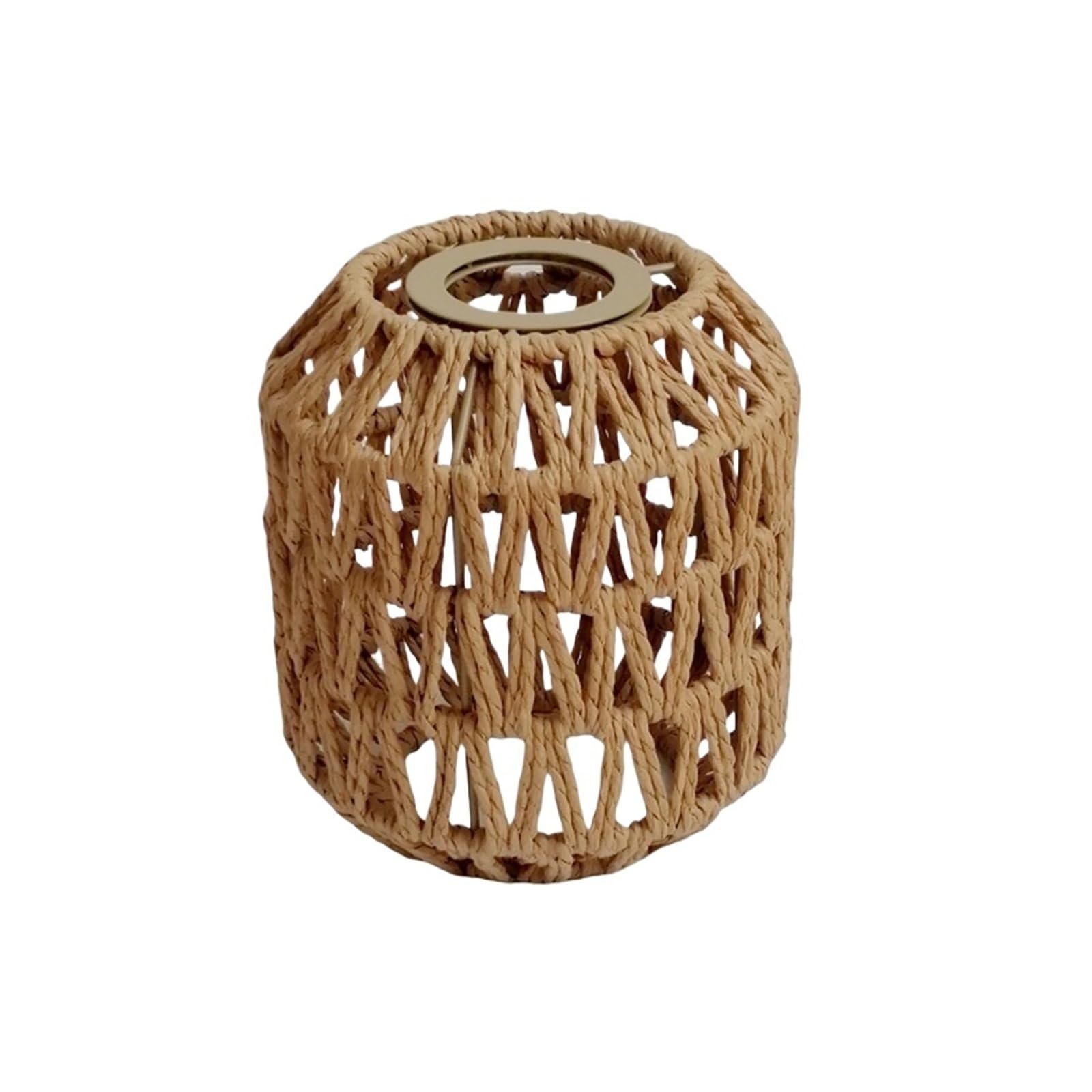 Eezii Style 2 Vintage Pendant Lamp Shade Handwoven Home Decor Light Cover Bohemian Style Ceiling Lamp Woven Lampshade