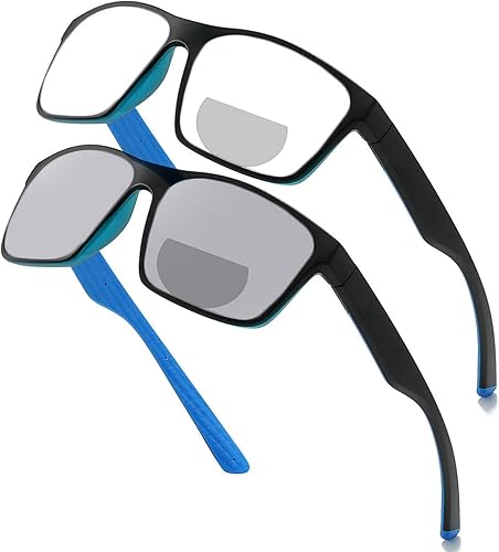 Gafas de lectura bifocales fotocromáticas de transición para hombres y mujeres Deportes resbiopic conducción ciclismo lectores gafas de sol