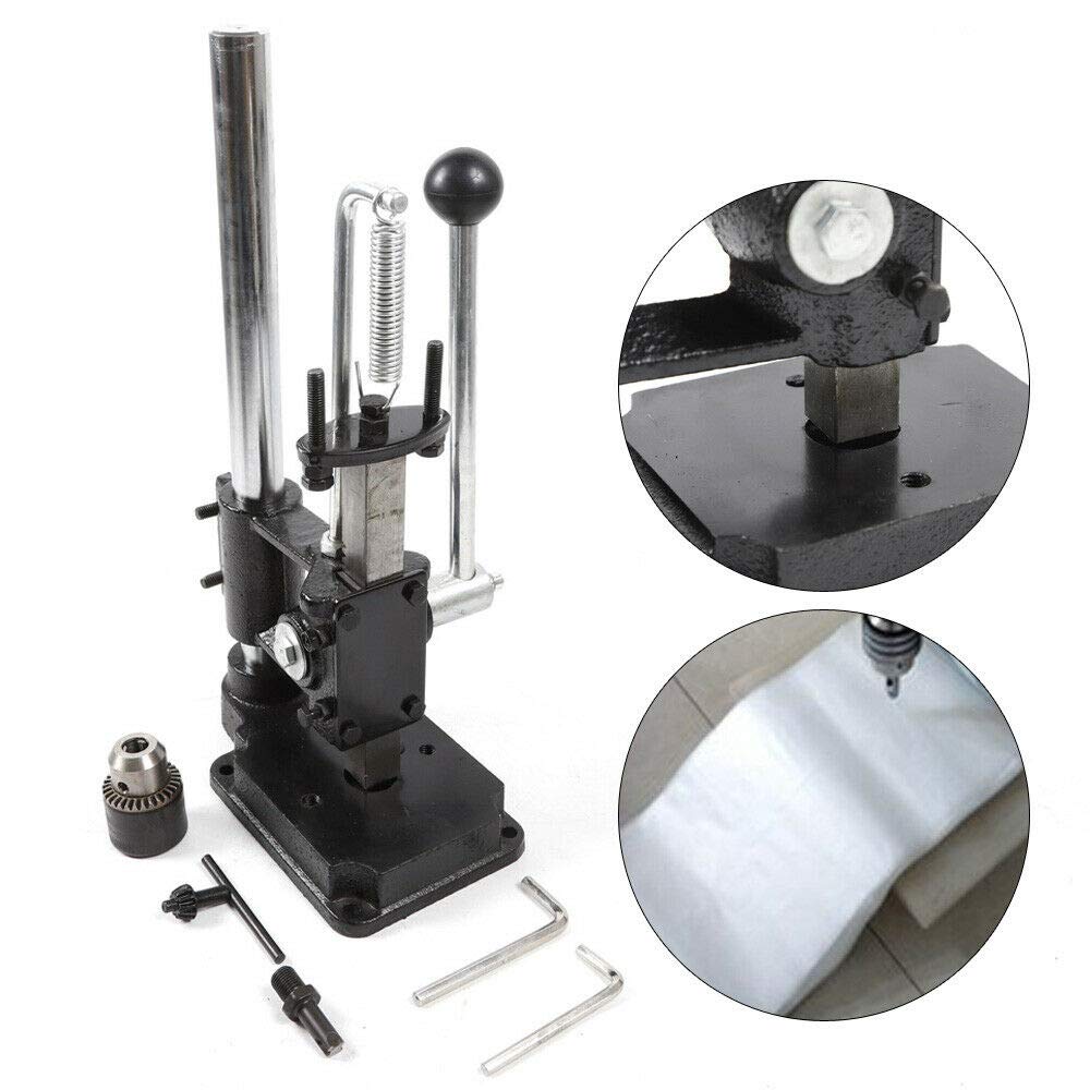 Leather Hole Puncher Hand Punching Machine Heavy Duty Manual Press Puncher Punch Tools For DIY Leather Craft Punching Holes With 1 513mm Clamping Chuck P 272141784
