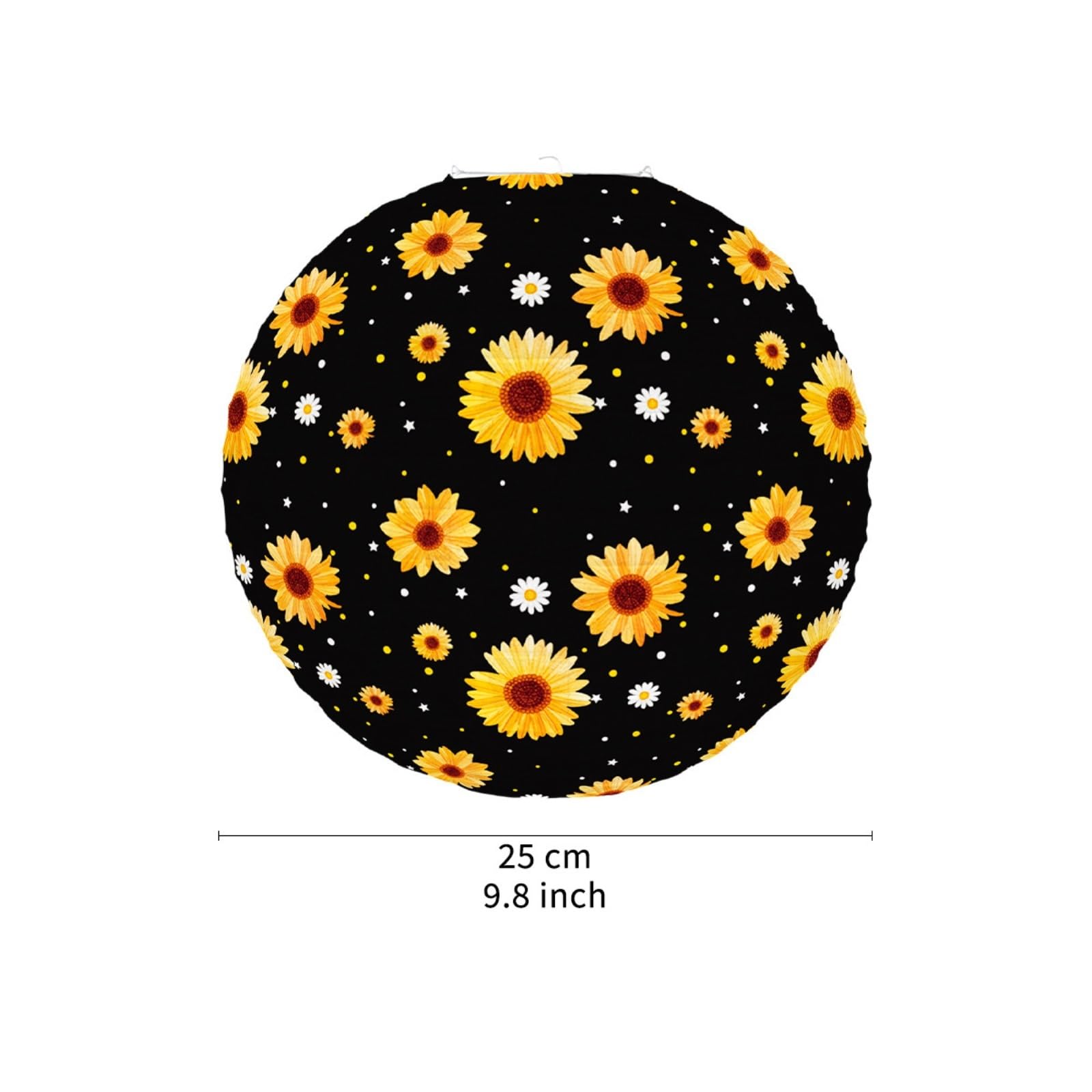 Linterna de Papel farolillo 6 Farolillos De Papel con Forma Girasol For Fiestas Temáticas, Decoración Colgante Decoraciones de Año Nuevo