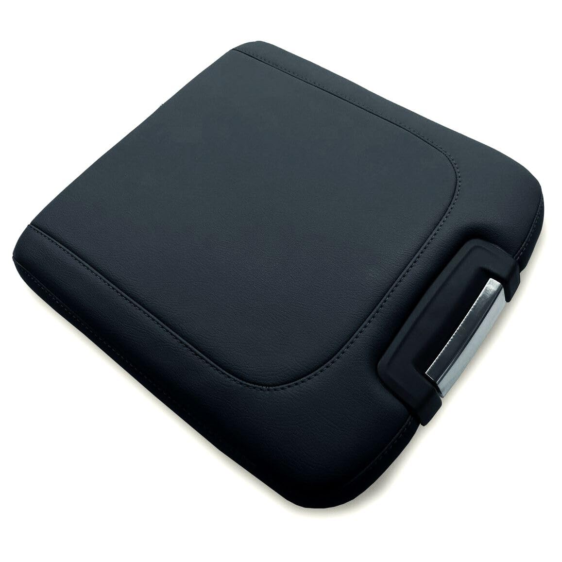 Cygmophing Console Lid Armrest Cover Bench Jump PVC Leather Black Front Center for Ram 1500 Classic 2019 1500/2500/3500 2013-2018 1pc DOD-RAM-1318 (Cover Solely, No Hardware Included)