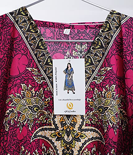 Art Of Creation Women Kaftan Dress Tunic Long Maxi Plus Size3