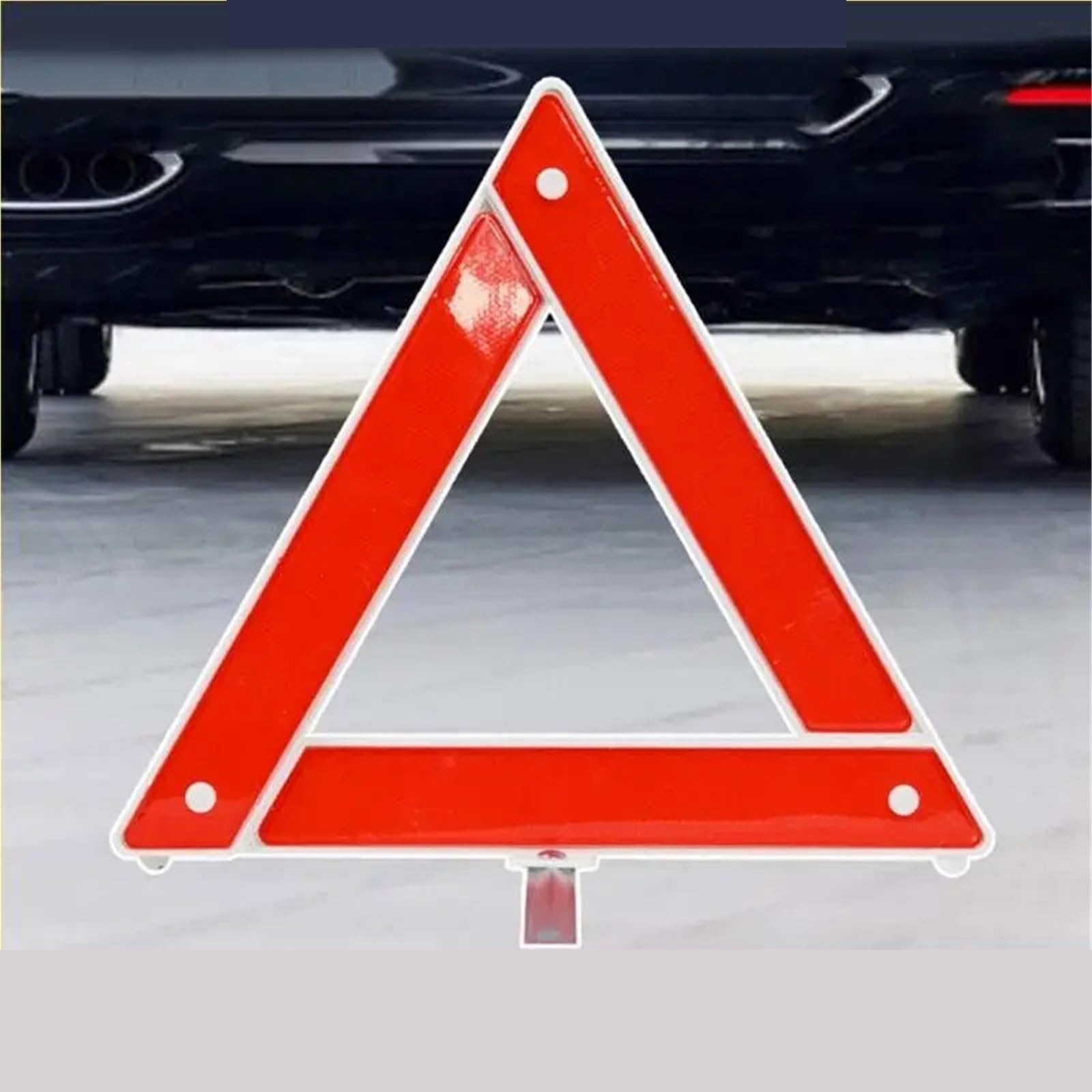 Kit di Segnalazione Sicurezza a Triangolo da 6 Pezzi, Kit Emergenza Stradale for Auto, Riflettente for emergenze in Caso guasti per Auto