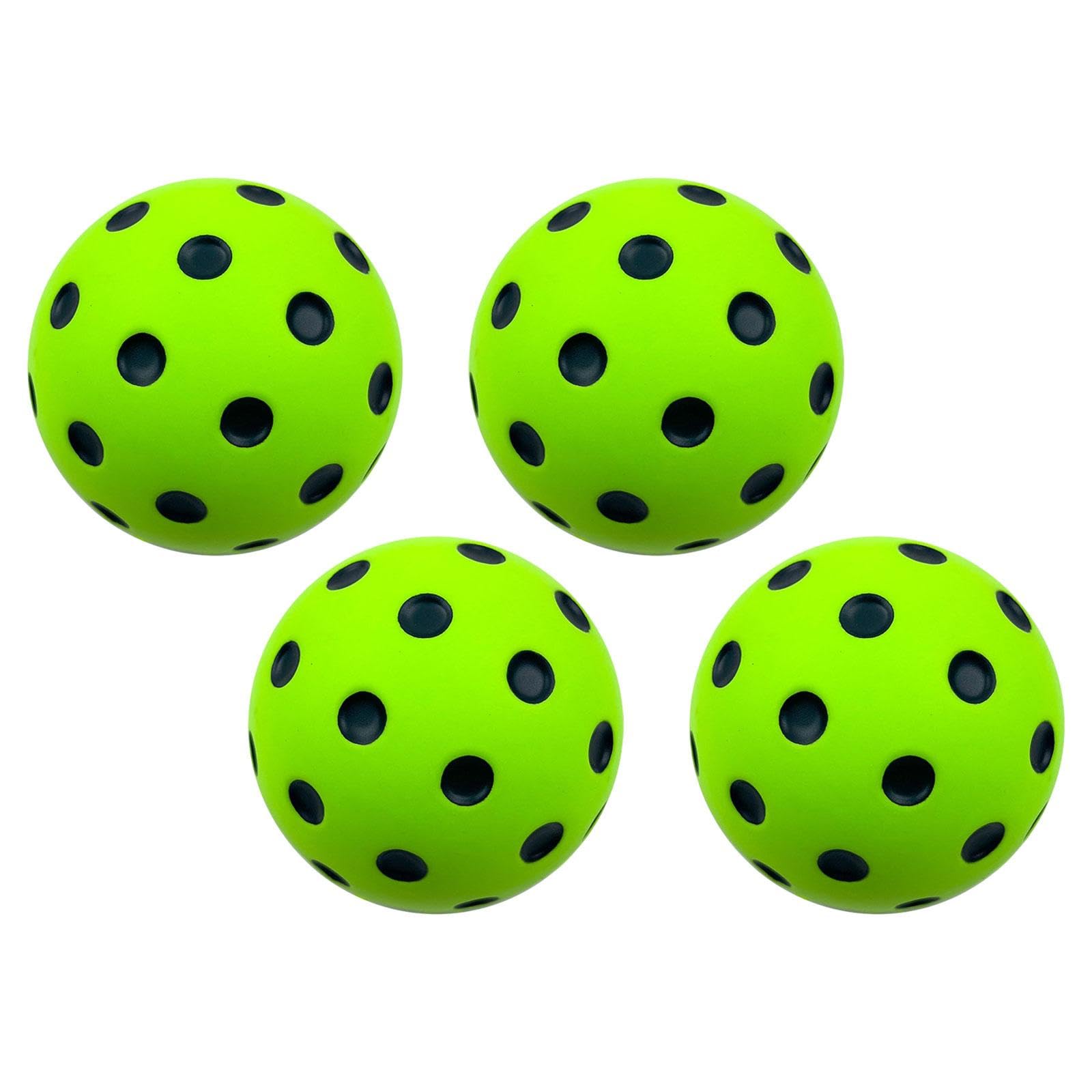 SECRET DESIRE Creations 4X Silent Pickleball Balls 74mm Pickle Balls for Indoor Use Training Outdoor Green-image-10