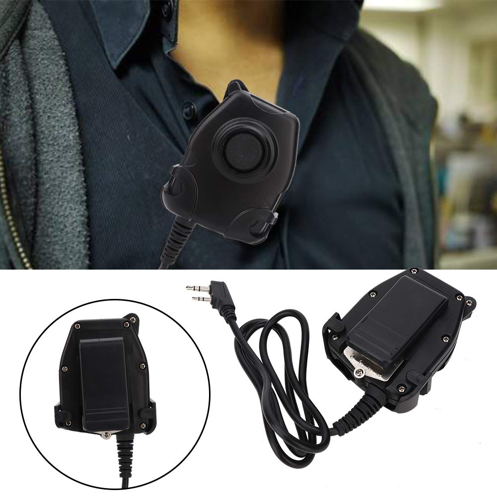 K Head Walkie Talkie Auricolare PTT Adattatore Cavo testa adatto per H-777, Plus, RT-5R, RT-5RV, RT1, RT2, RT5 per KPG/HK/TK per per POFUNG per HYT per PUXING per QUSHENG