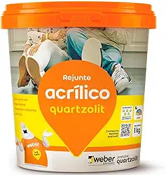 REJUNTE ACRILICO CINZA PLATINA QUARTZOLIT - 1KG