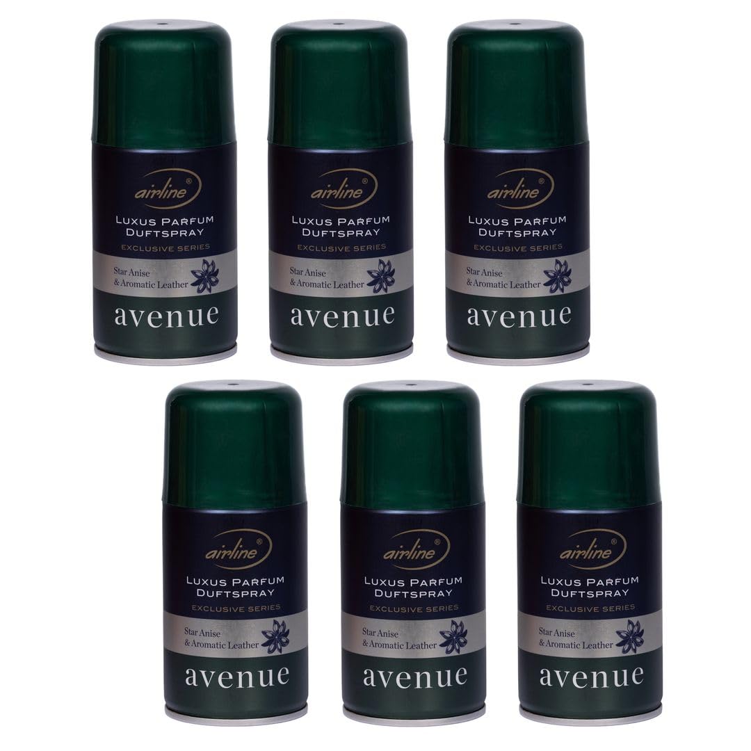 Laro Premium Airline Avenue Raumduftspray Vorteilspaket 6/12/24/48/96 st Nachfüller für automatische Duftspender 250ml, Anzahl:24, Duft:Avenue