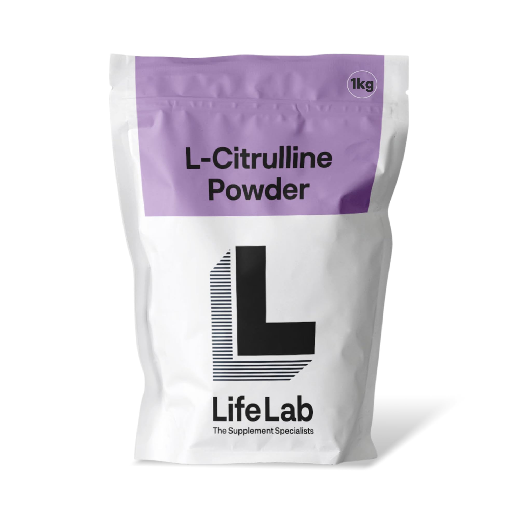 LifeLab Supplements Pure L-Citrulline Powder, 1kg - with 99.87% Purity, Addit...