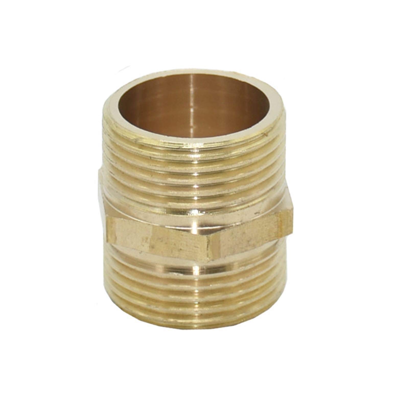 Adattatore per connettori da giardino Copper maschio G1 / 2 G3 / 4 G1 Connettore filettabile in ottone con filettatura in ottone for tubo del tubo del tubo del tubo del tubo del tubo esagonale 10pcs