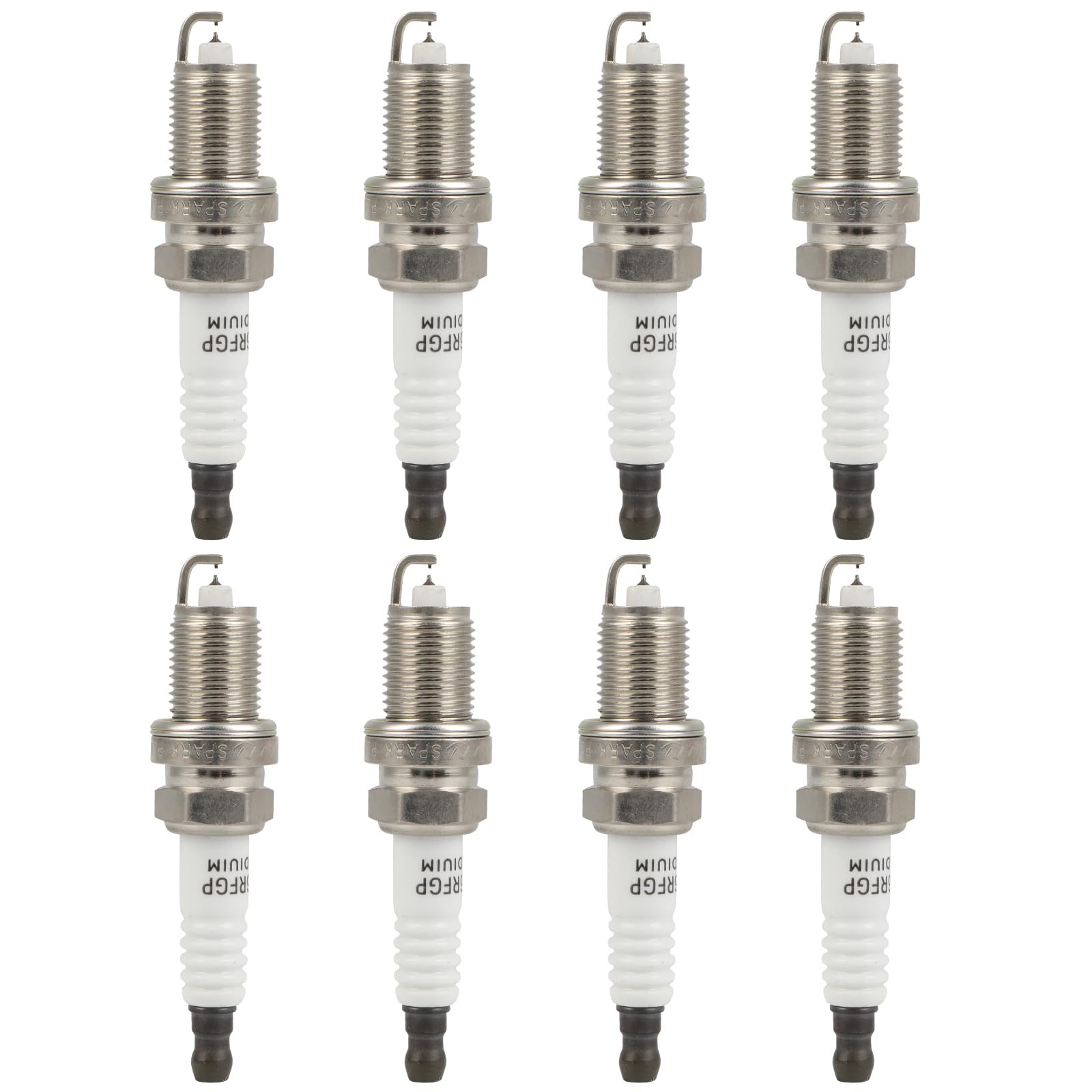 ECCPP Spark Plug Platinum Iridium Fit for Dodge for B2500 1998-1998,for Jeep for Grand Cheroke 1999-2004 Replacement for 4095 (8 Spark Plugs)