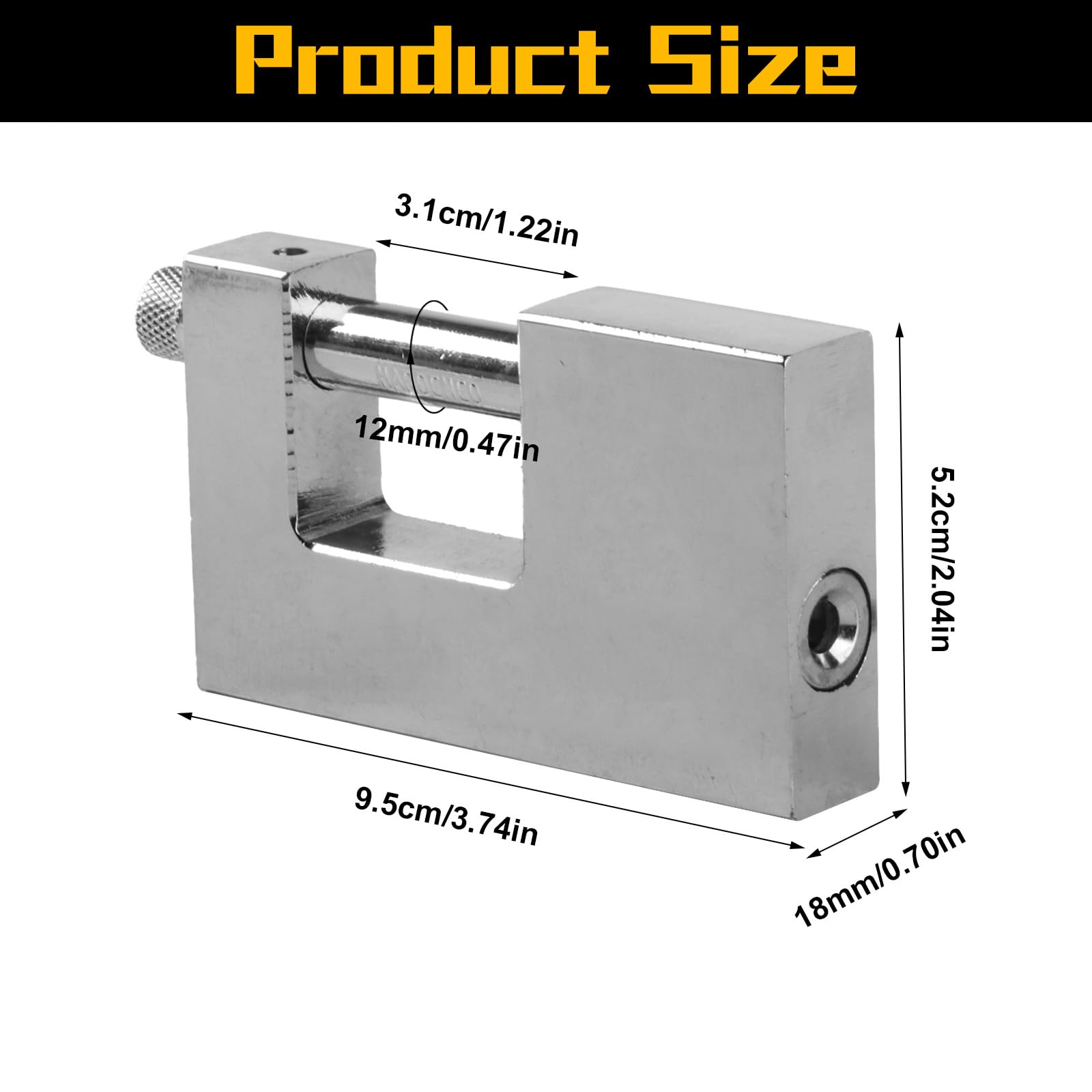 Heavy Duty High Security Shipping Container Padlocks for Garage Warehouse Door Locks Shed Padlock Outdoor Weatherproof - Image 2