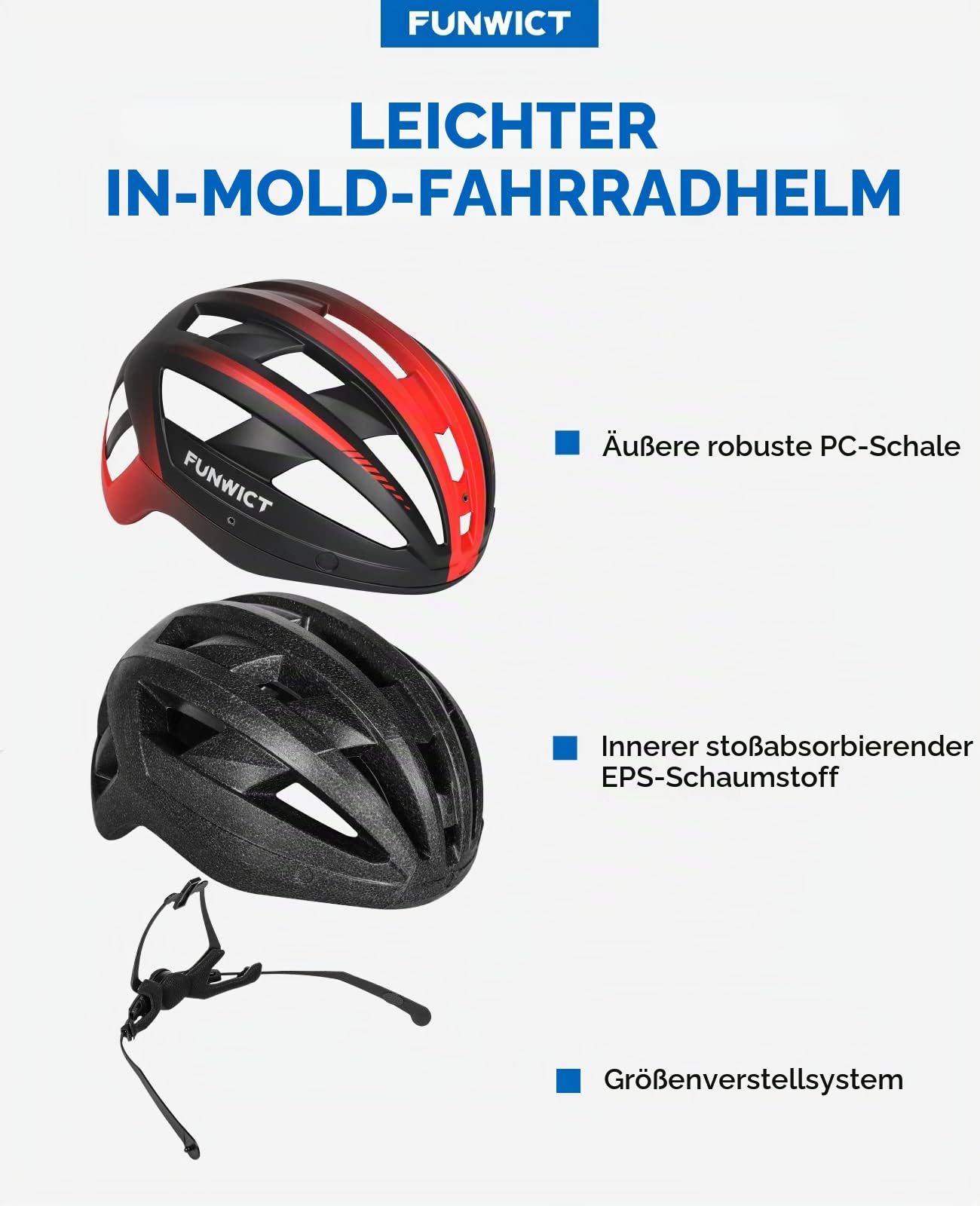 Fahrradhelm mit Visier für Herren Damen, Leichte Fahrradhelm mit Magnetischem Brille und USB-Aufladung LED Licht, Stylisch Mountainbike Helm Größe M/L/XL (L: 57-61 cm, Schwarz und Rot)