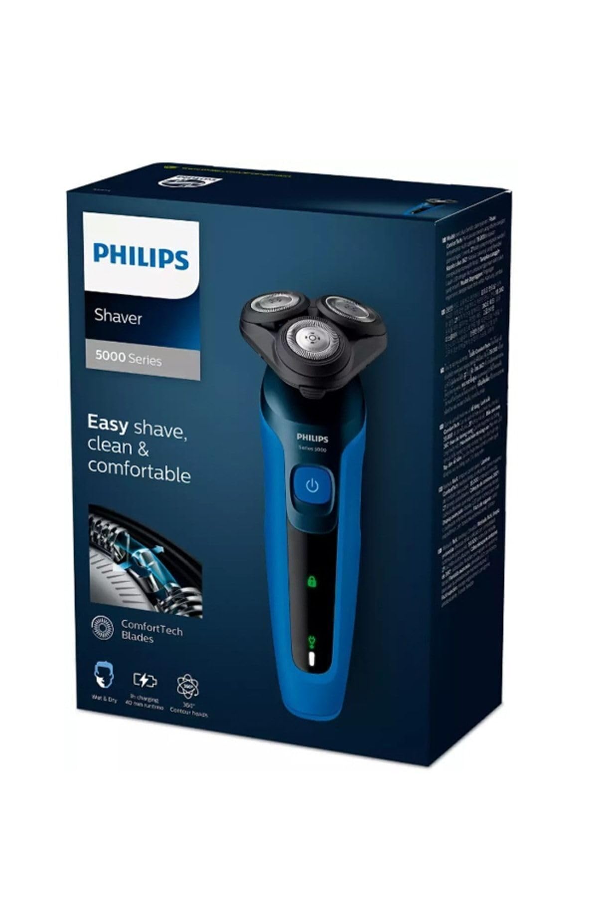 Amazon.co.jp: Philips Shaver Series 5000 Wet & Dry Electric Shaver