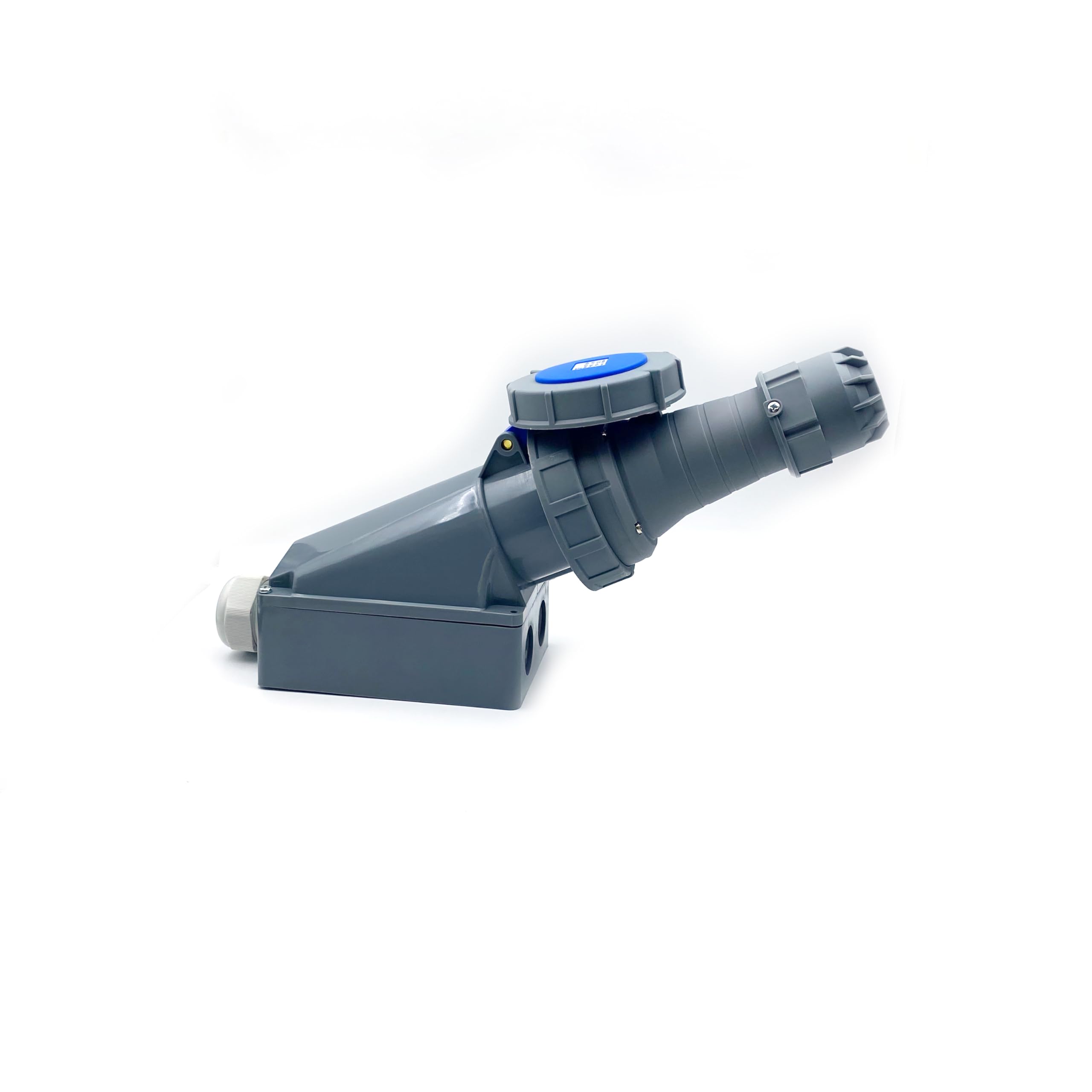 Photo 1 of 1Set IEC60309 3Phase Industrial Connector Plug Receptacle, 3Pin 63Amp 200V-250V 2P+E 6H IP67 Waterproof Connector Power Connecting Industrial Surface Mounted Socket Set for Aviation and Industry