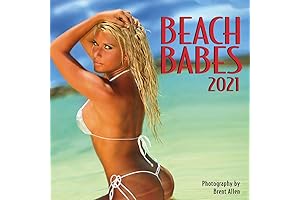 2021 Beach Babes Wall Calendar: Swimsuit Calendar Featuring Gorgeous Models in Stunning Beach Settings