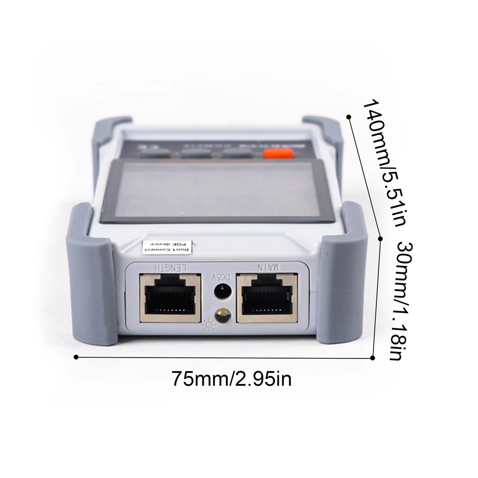 ET618 Przenośny tester kabli sieciowych z wyświetlaczem LCD, analogowo-cyfrowym wyszukiwaniem, czułość parowania testowych POE - Omni-Check