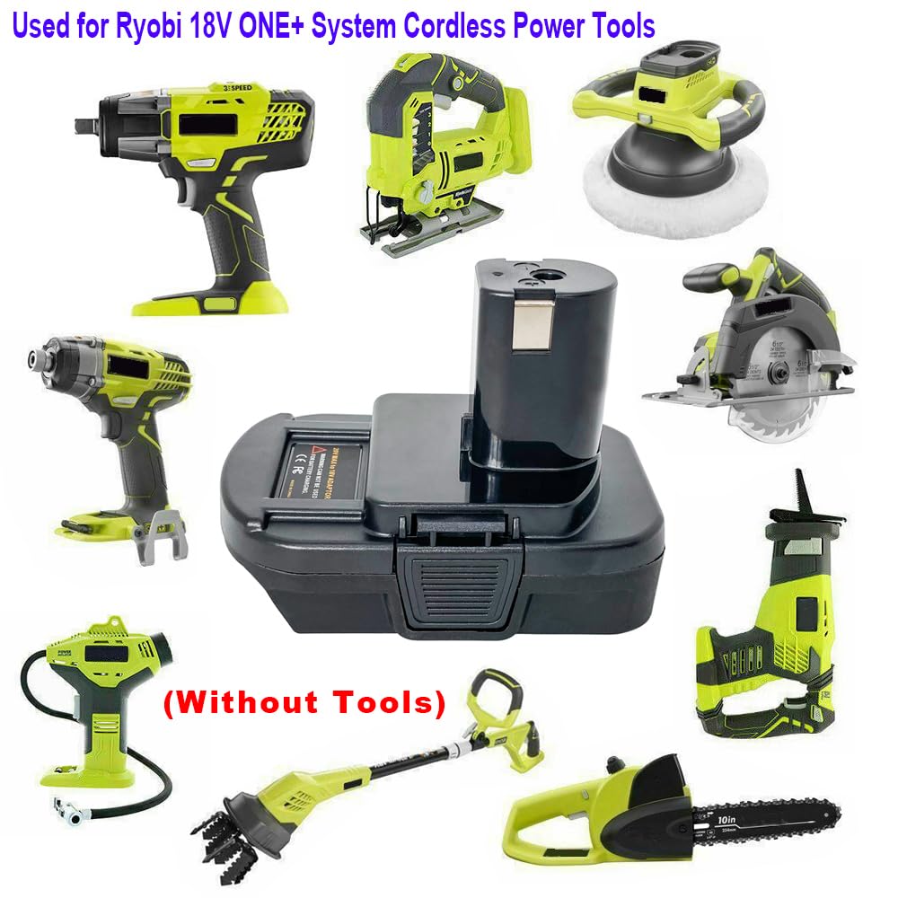 Convertidor para Black&Decker/Porter Cable/Stanley a Ryobi, Compatible con Black&Decker/Porter Cable/Stanley 20V baterías de Iones de Litio, Funciona para Herramientas eléctricas inalámbricas