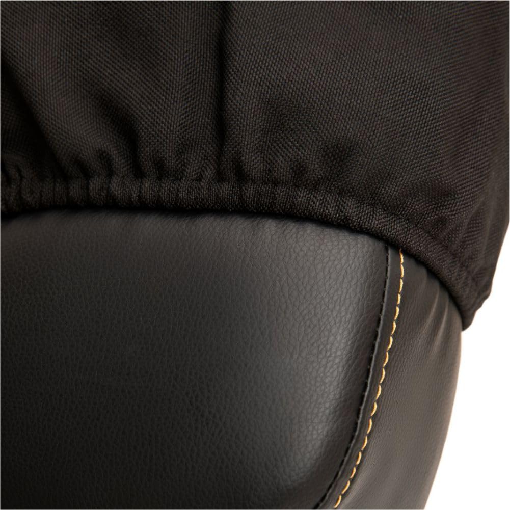 BLACK POINT O'kneel Basic Ergonomischer Kniestuhl aus Öko-Leder für Zuhause und Büro. Bürostuhl ergonomisch (inklusive schwarzem Leinenbezug)