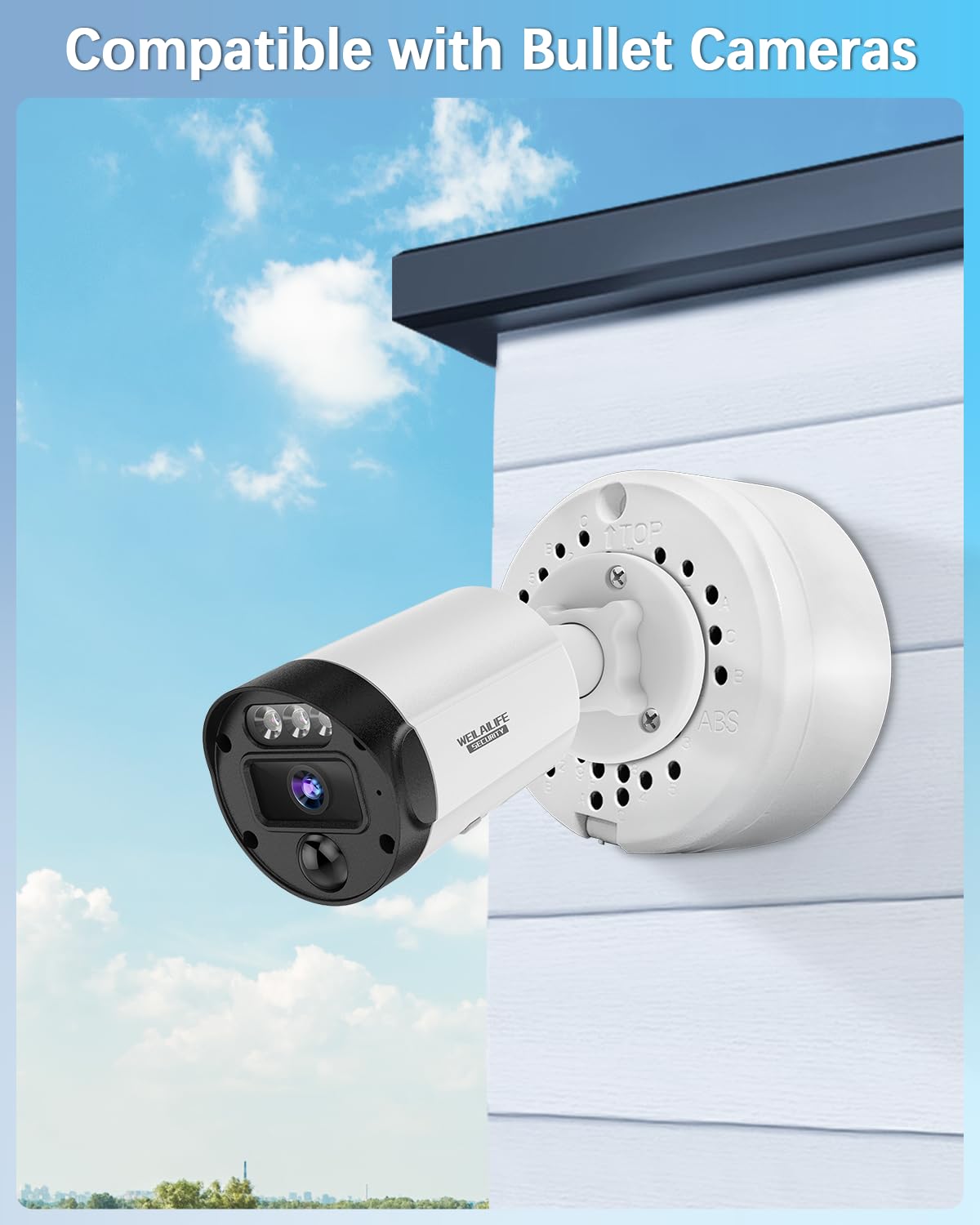 Pack Of 6 Waterproof Junction Boxes, Camera Junction Box