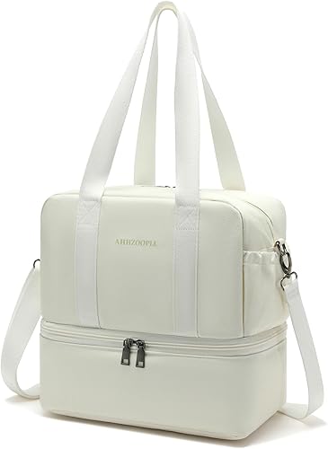 Bolsas de almuerzo aisladas para mujeres y hombres, lonchera aislada de doble cubierta, bolsa térmica reutilizable a prueba de fugas, kit de