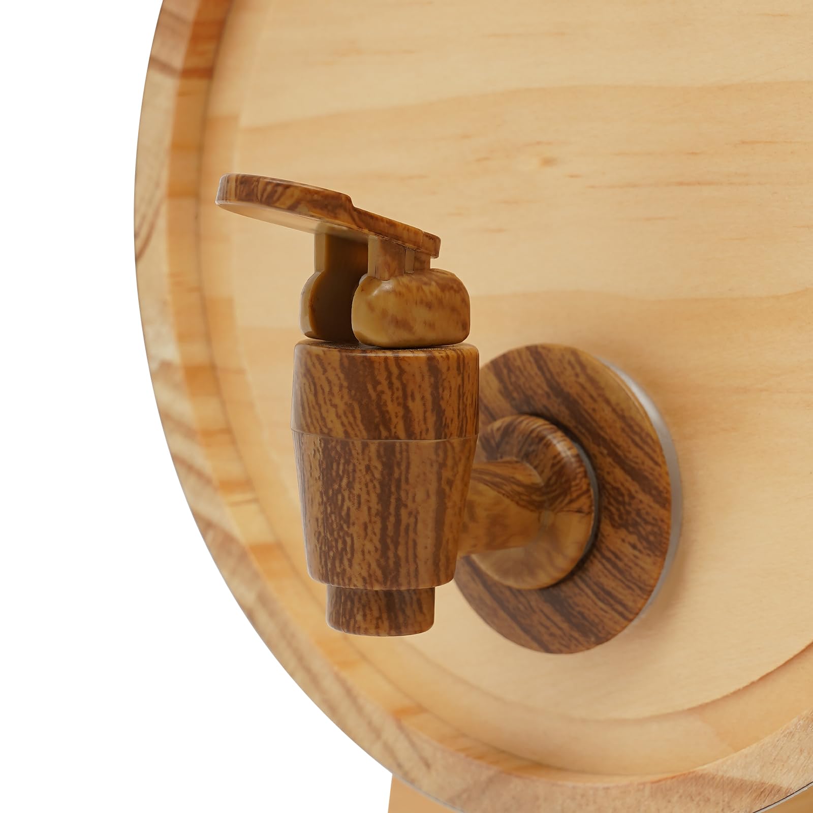 Barril de madera para vino, barril de vino, 3 litros, con grifo para casa, bar, fiesta y banquete.