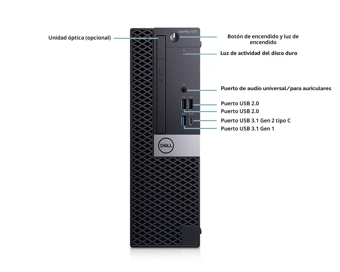 Amazon.com: Dell Computadora de escritorio OptiPlex 7070 SFF