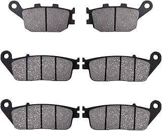 for Kawasaki Ninja 650 (EX 650) 2017-2020, Ninja 650 ABS (EX650) 2017-2020, Ninja 650 KRT (EX 650 KRT) 2017 2018 2019 2020 Motorcycle Front Rear Brake Pads Organic Disc