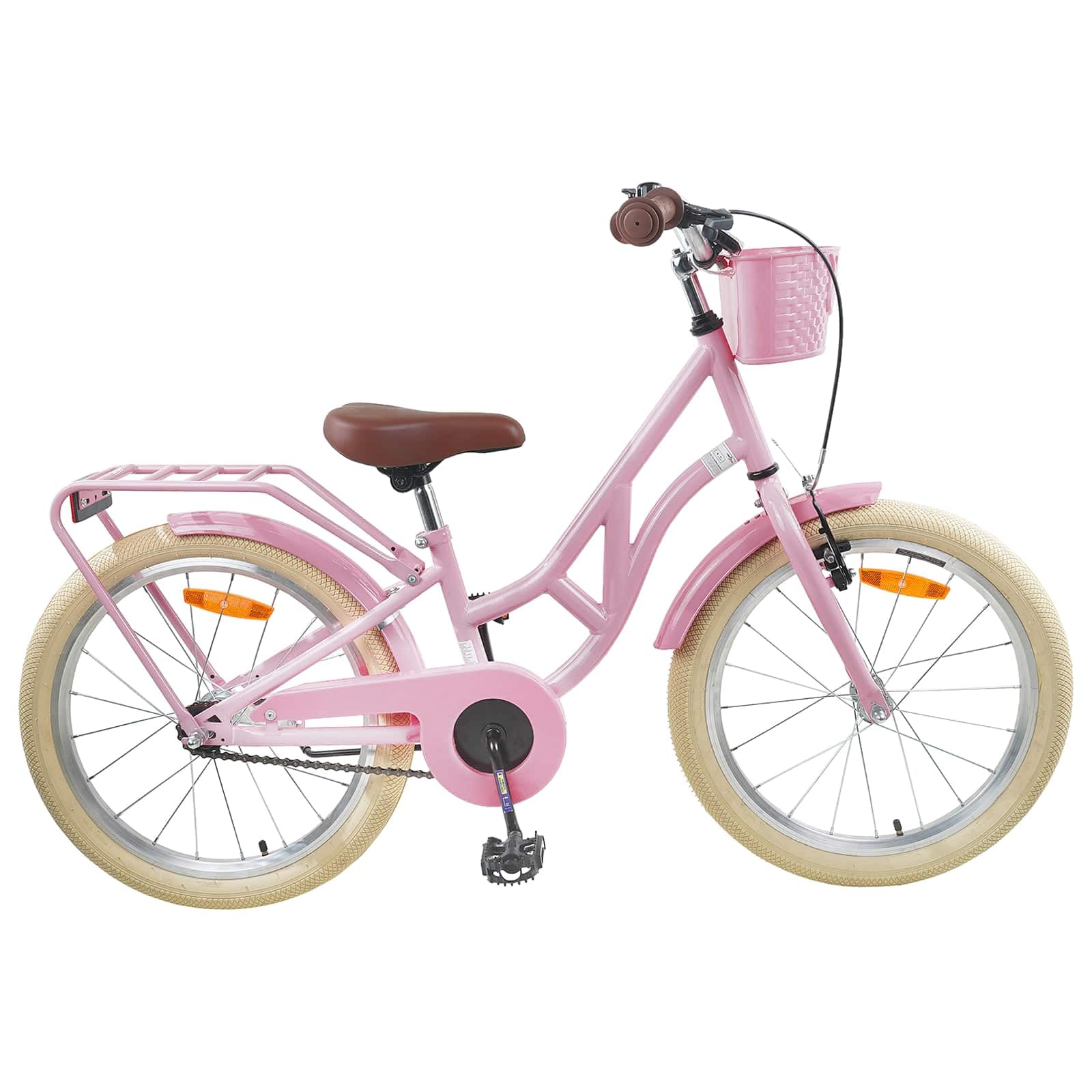 Bicicleta infantil de 20 pulgadas para 6 – 11 años, color negro – Bicicleta moderna con marco de acero, engranaje de una sola velocidad, sillín ajustable y manillar para mayor comodidad y