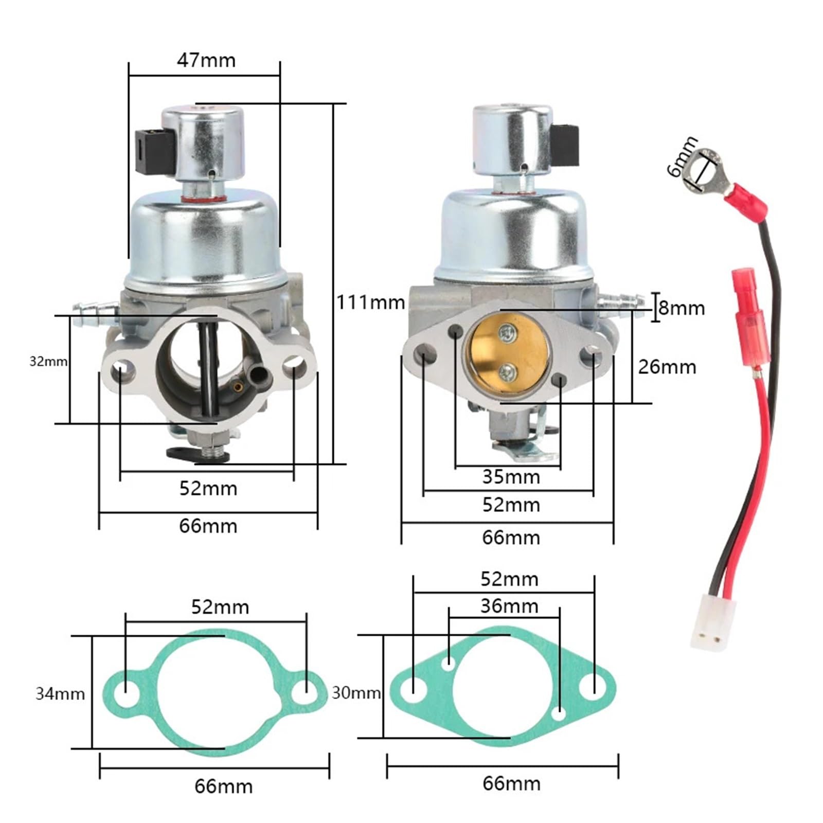 Carburetor Kit For Kohler SV540 SV590 SV600 SV470 SV470 SV480 SV591 SV610 SV620 Garden Power Tool Accessories
