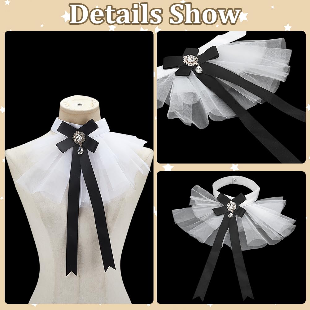 NBEADS Vintage Jabot Collar - Image 3