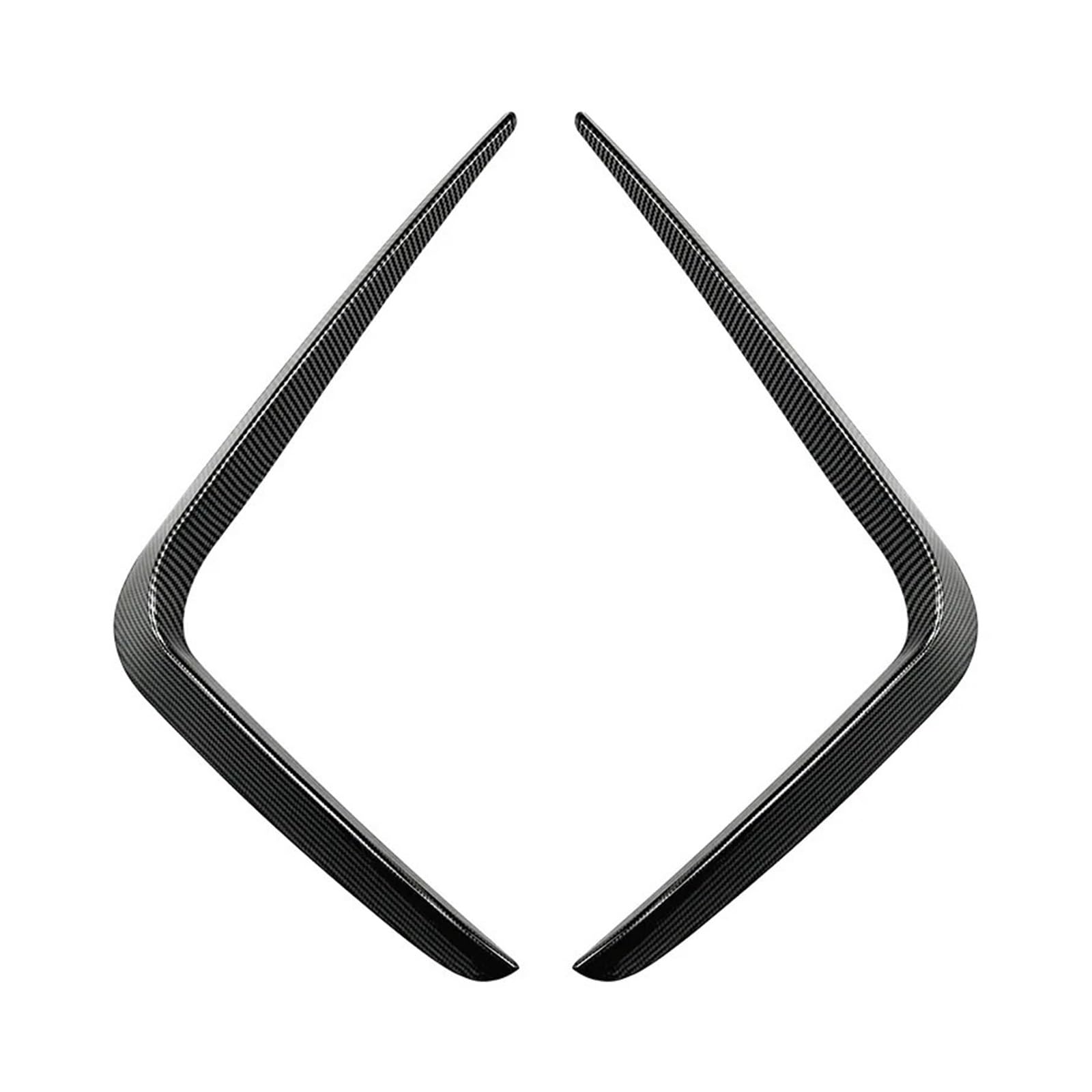 Alerón de parachoques BMW Serie 4 G22 G26: divisor de ventilación de aire estilo fibra de carbono