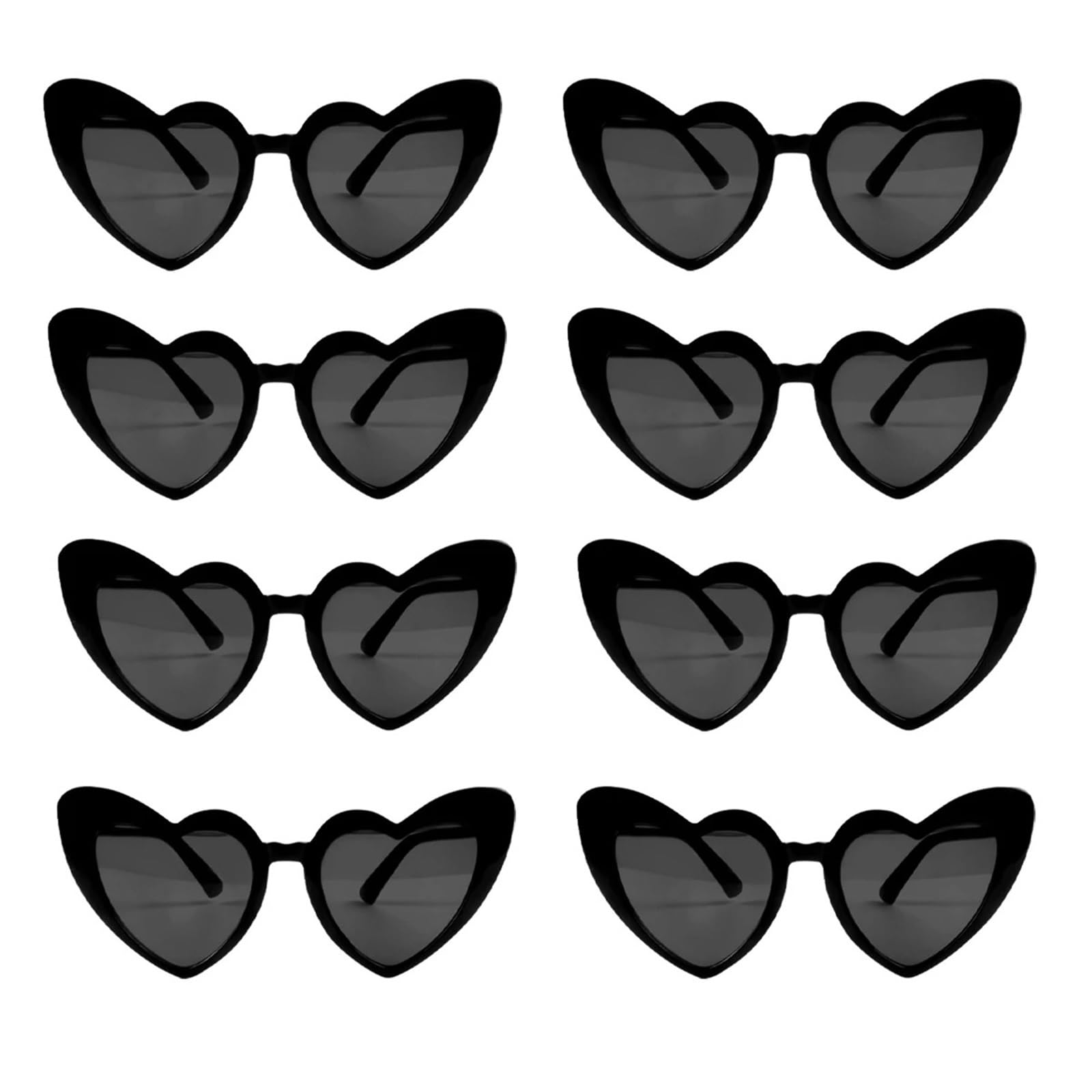 20pcs Heart Shaped Sunglasses Women's Bachelorette Party Favors Glasses Bridal Shower Wedding Decoration Bridesmaid Gifts For Night Out Party